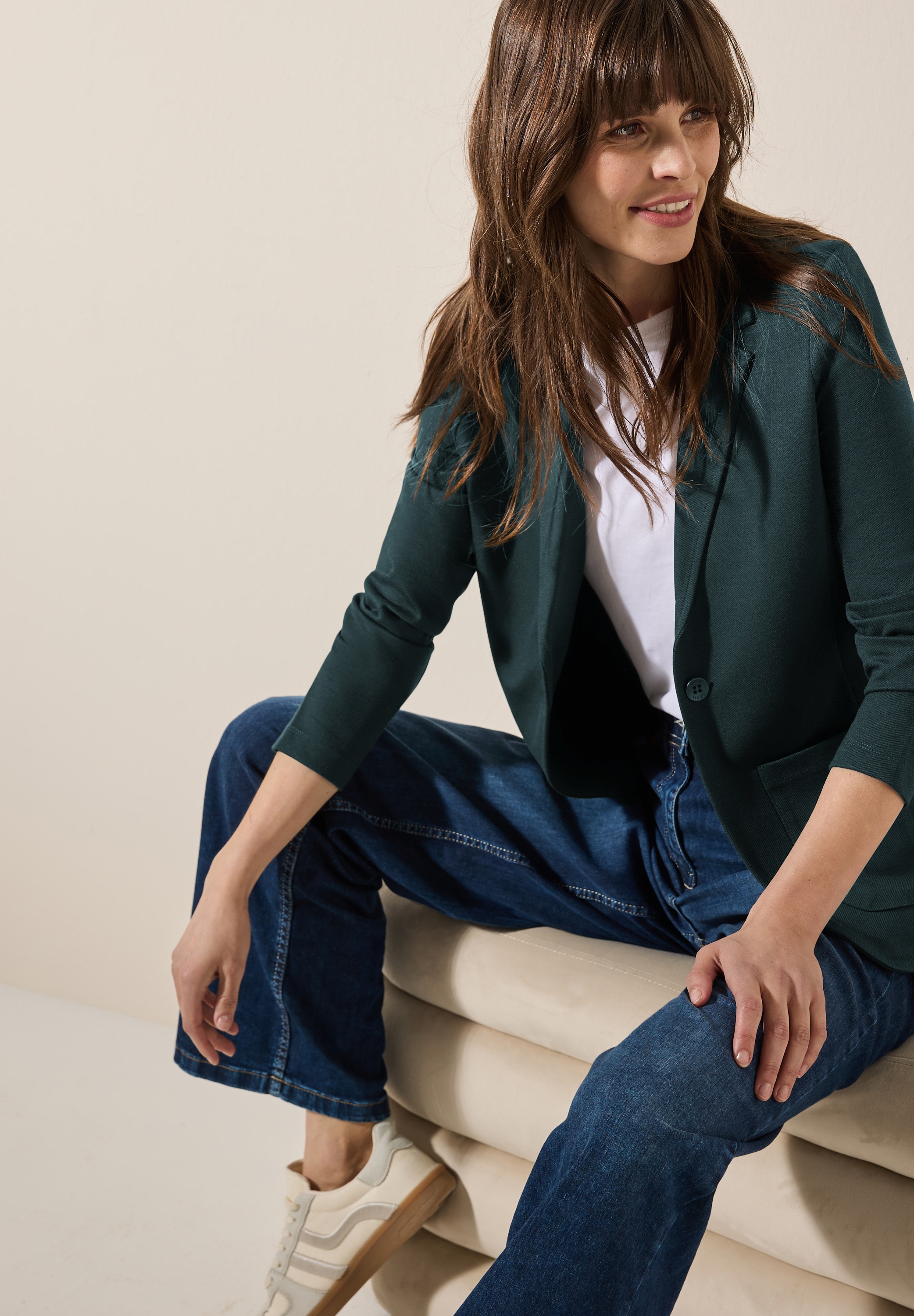 Cecil Kurzblazer aus softem Materialmix