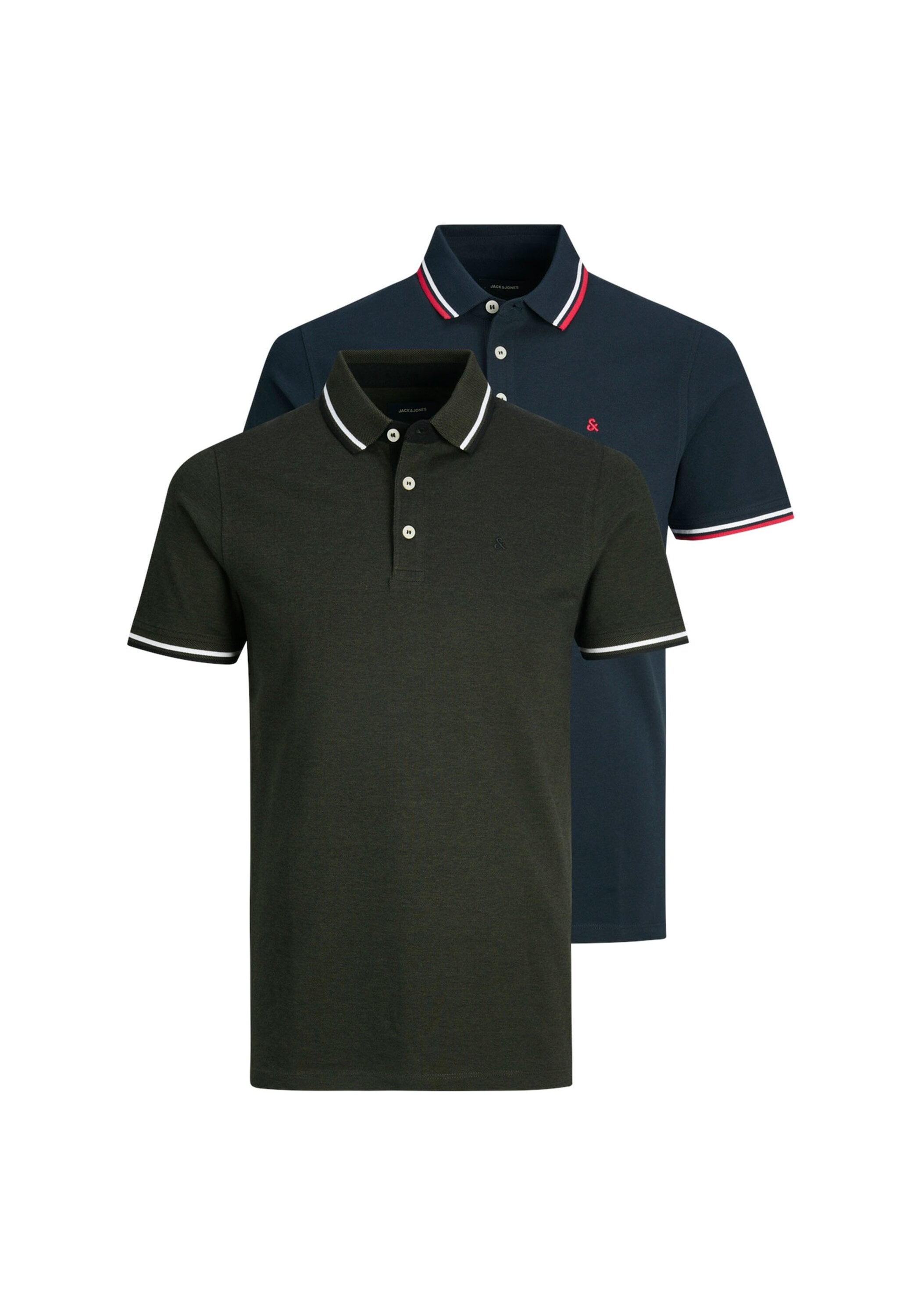 Jack & Jones Poloshirt "Poloshirt JJEPAULOS POLO 2PK 2er Pack"