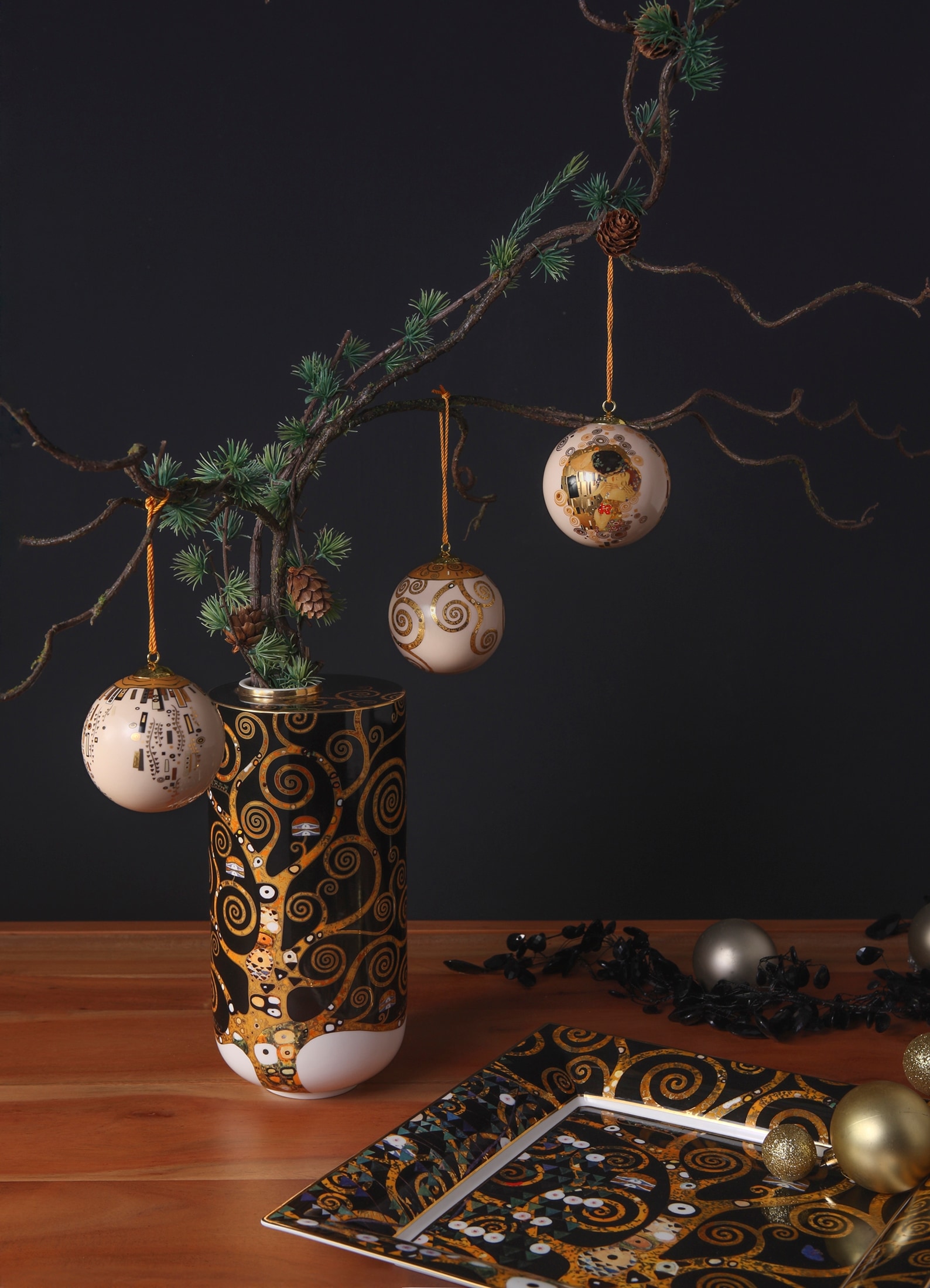 Goebel Hängedekoration »Kugel Gustav Klimt - Der Lebensbaum«