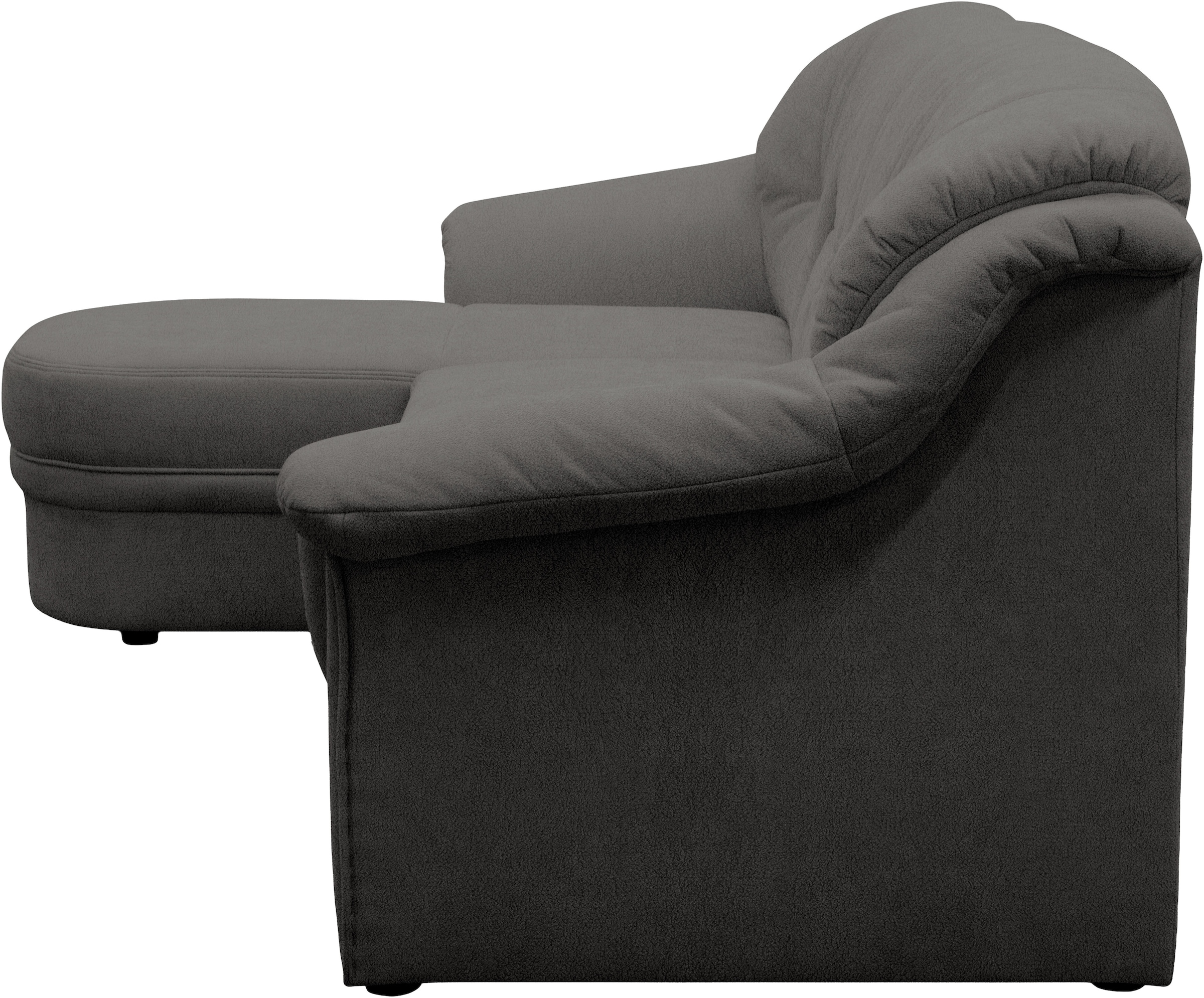 OTTO home Ecksofa »Nyborg 234 x 142 cm, stabil, komfortabel, formschön mit Steppungen« L-Form, aus pflegeleichtem, weichen Microfaser Bezug