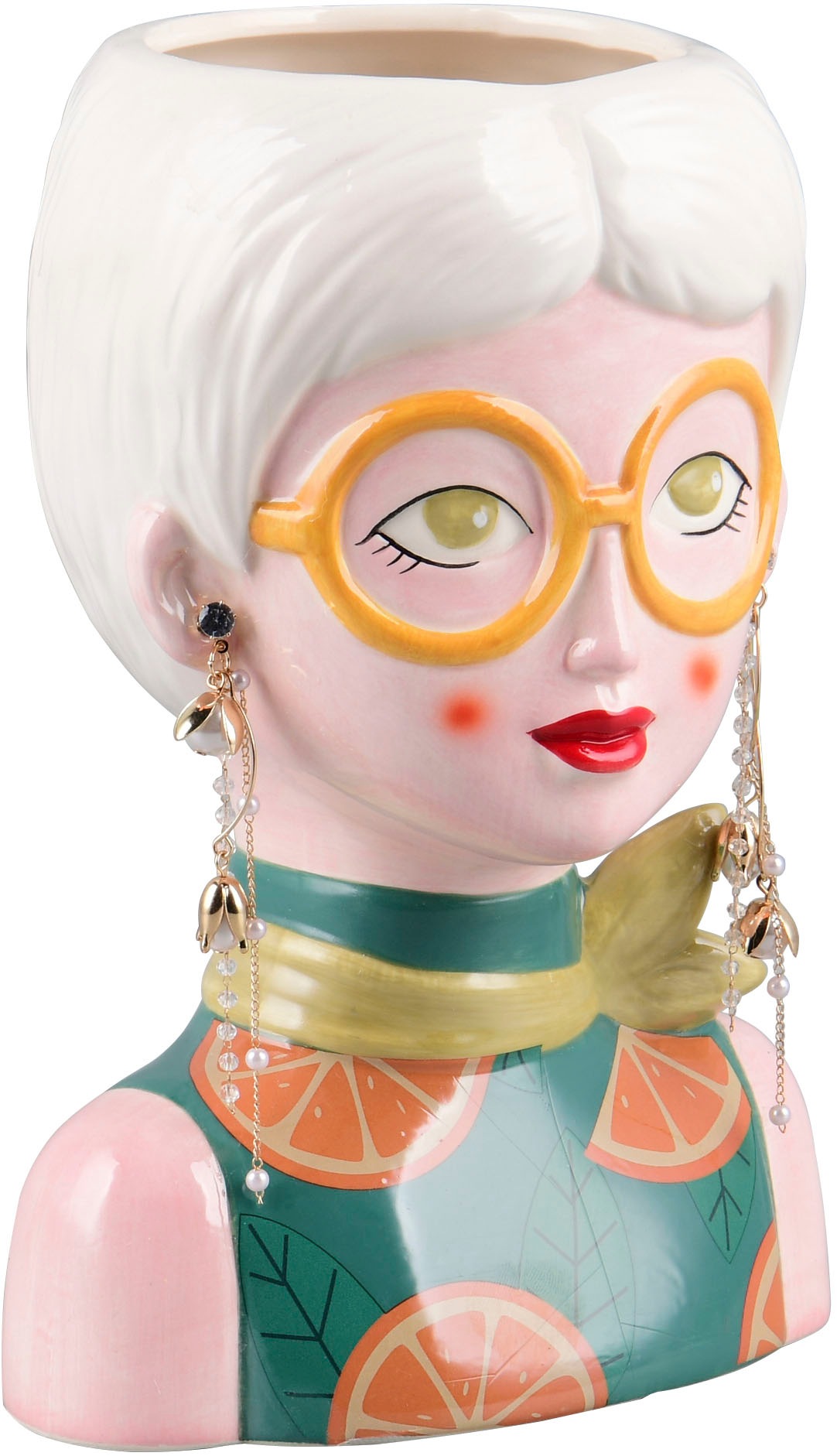 MIRRORS AND MORE Dekovase "ANNIKA" Bunte Dekovase in auffälliger Form günstig online kaufen