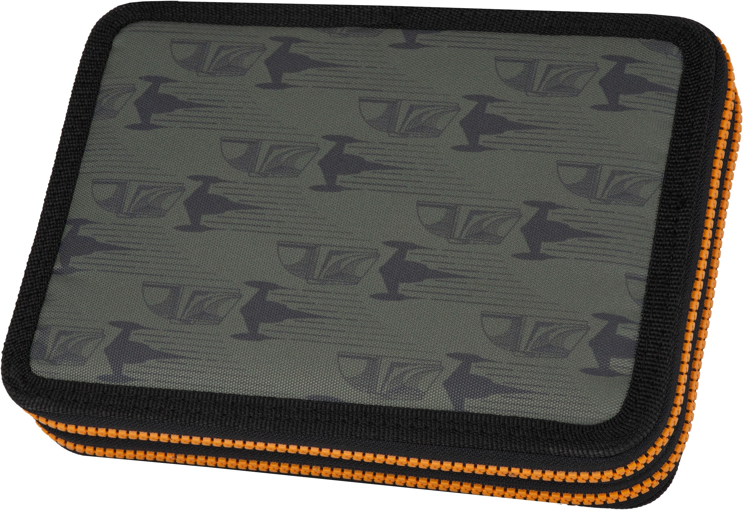 CoolPack Federmäppchen »Etui XL, Star Wars, Mandalorian, mit 2 Reißverschlüssen«, befüllt