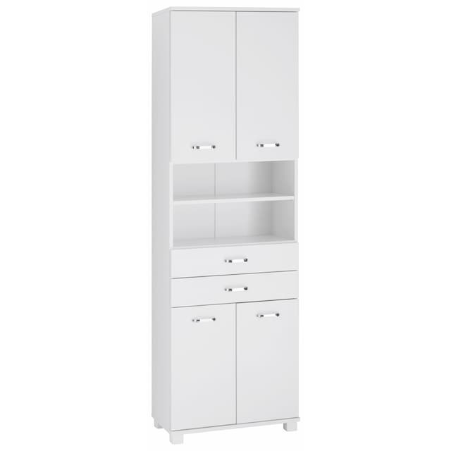 Schildmeyer Hochschrank »Colli«, Breite 60 cm, Badezimmerschrank mit  Metallgriffen, Ablageböden bestellen | BAUR