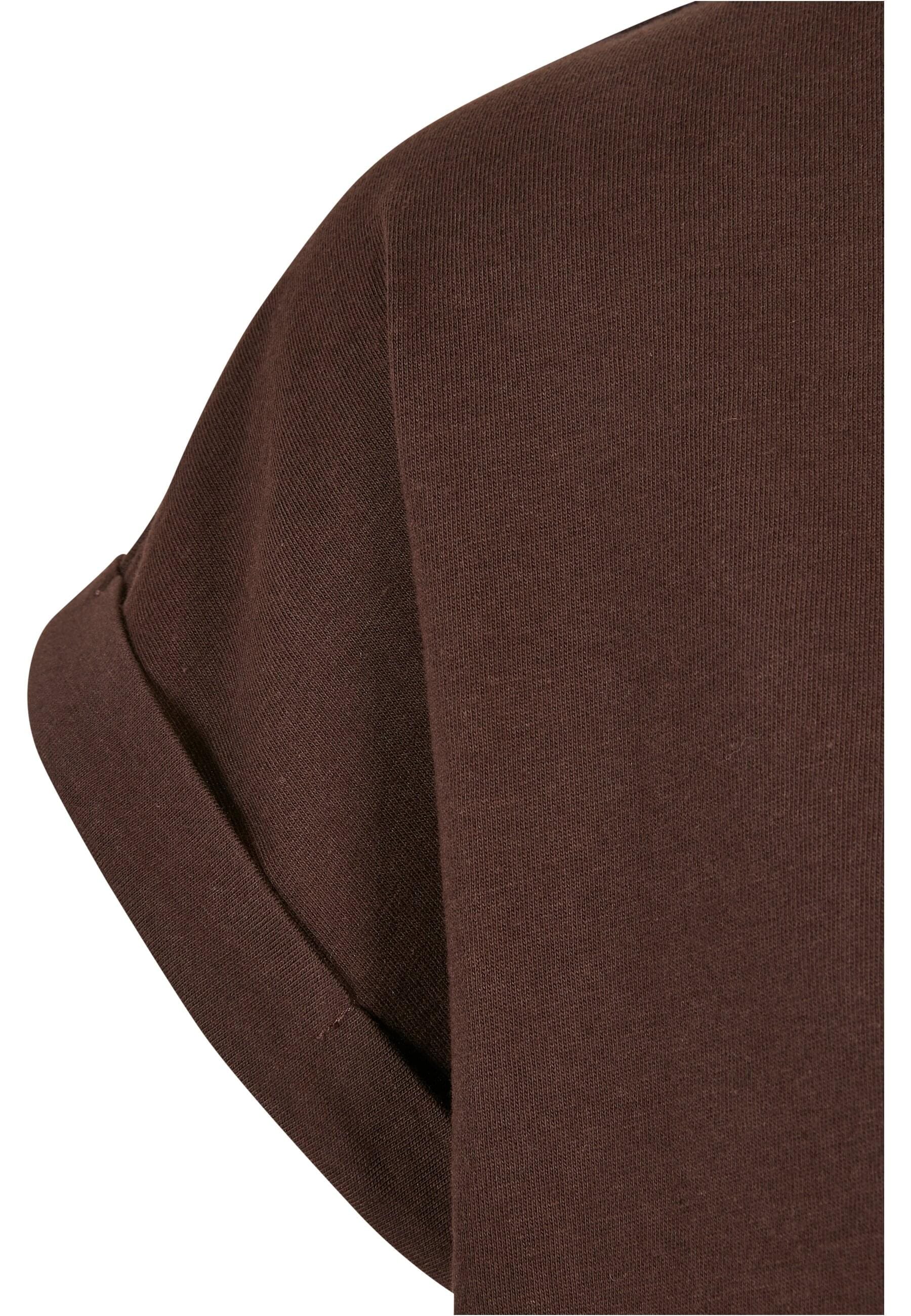 URBAN CLASSICS Kurzarmshirt »Urban Classics Damen Ladies Organic Extended Shoulder Tee«, (1 tlg.)