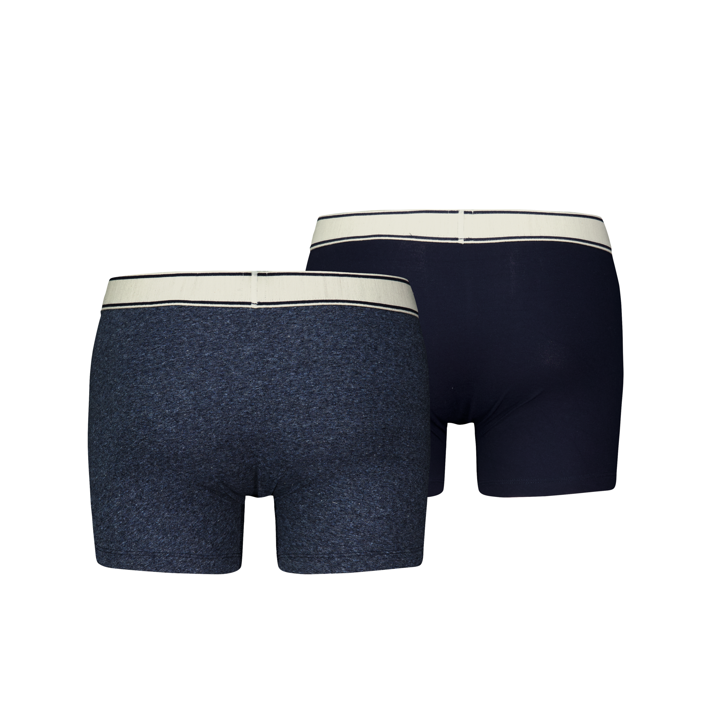 Levi's® Boxershorts »LEVIS MEN VNTG HTR BOXER BRIEF ORG CO 2P« 2er Pack,  mit breitem Logobund