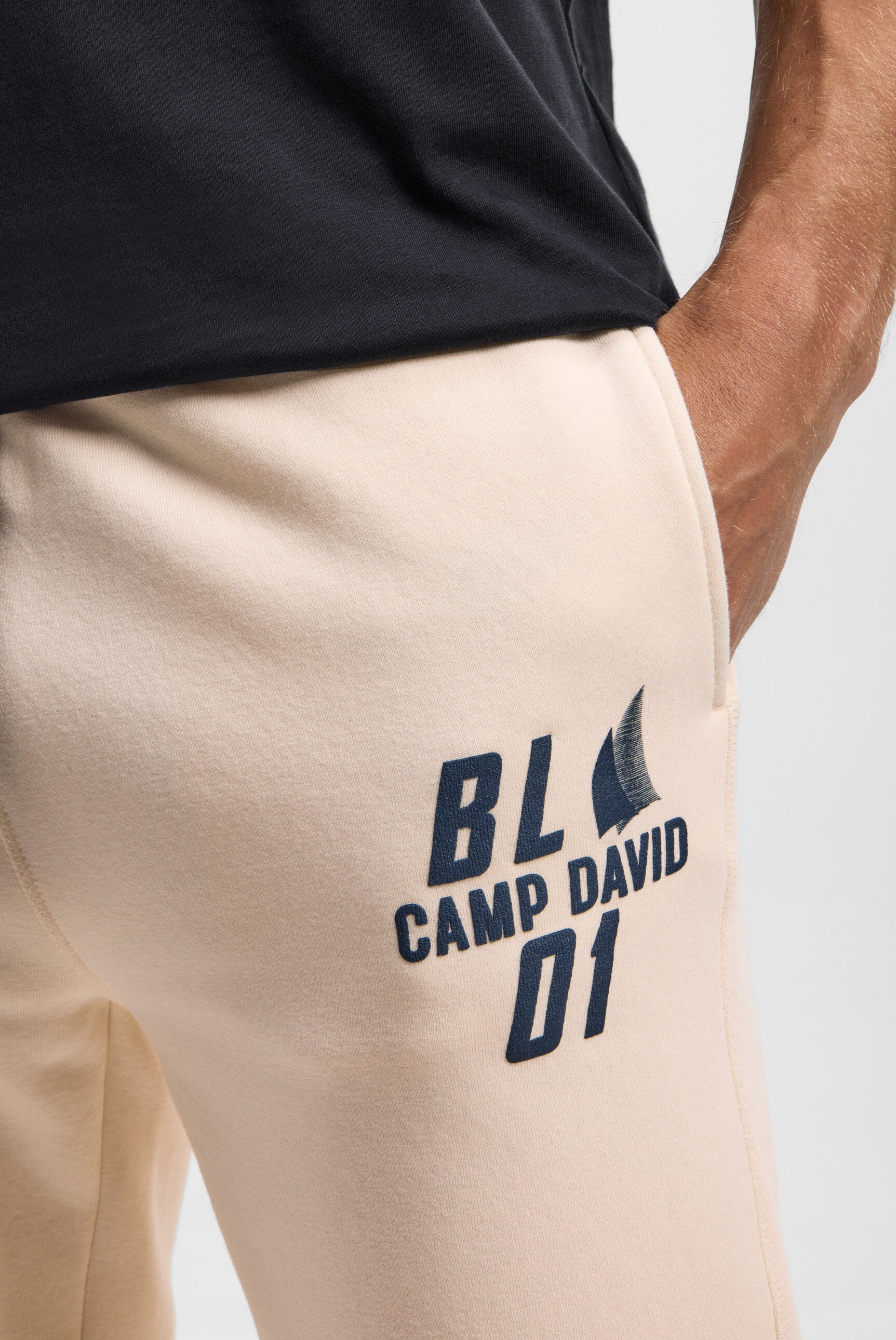 CAMP DAVID Sporthose  mit Elastikbund und Kordel