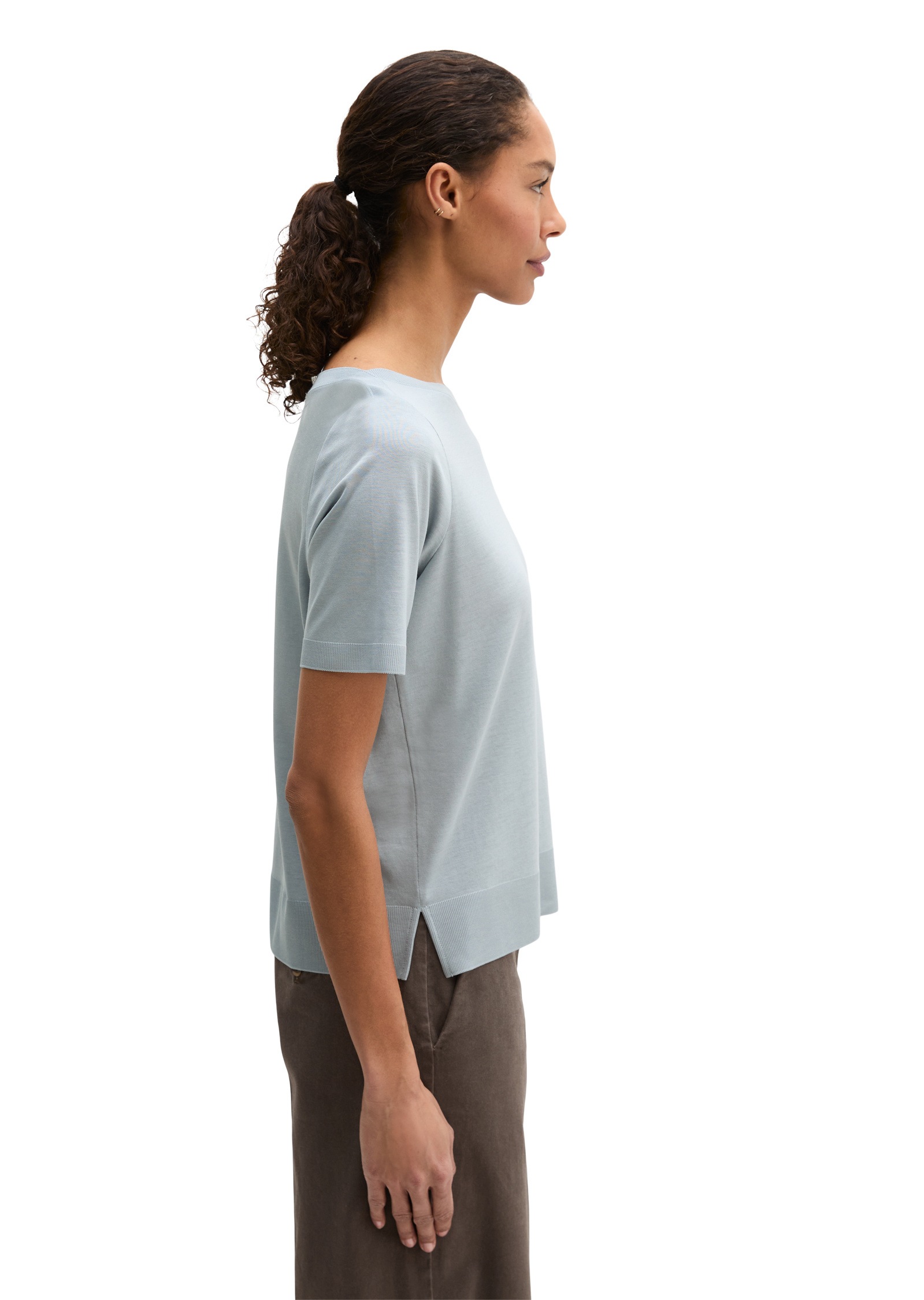 Marc OPolo T-Shirt "aus TENCEL™ Lyocell-Baumwolle-Mix" günstig online kaufen