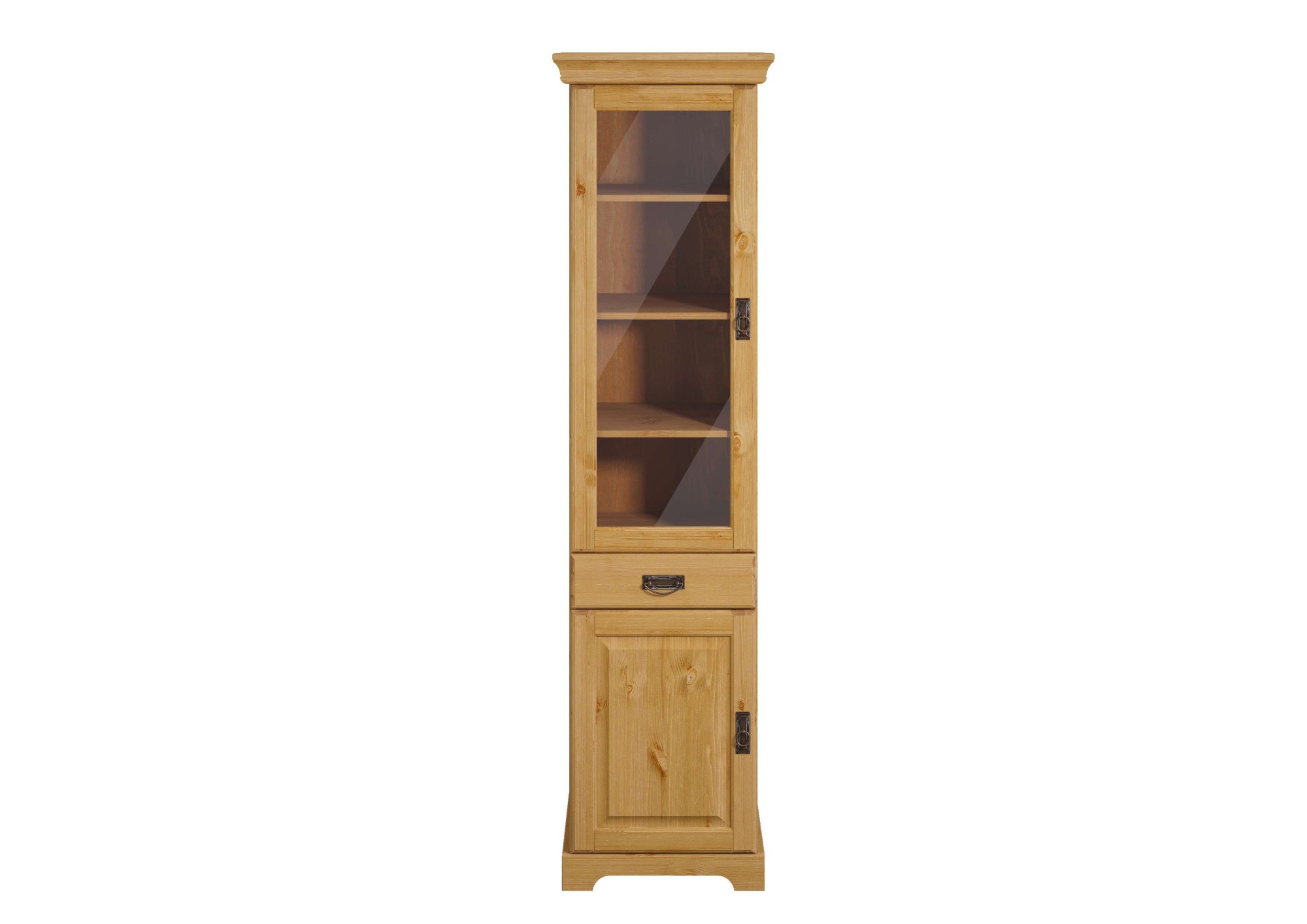 OTTO home Vitrine "Rügen" zertifiziertes Massivholz, Höhe 192 cm, im Landhausstil