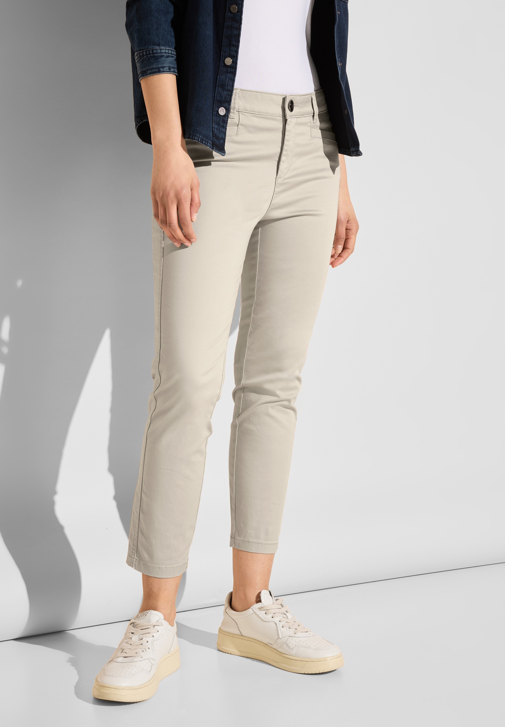 STREET ONE 7/8-Hose, aus Baumwolle mit Stretchanteil