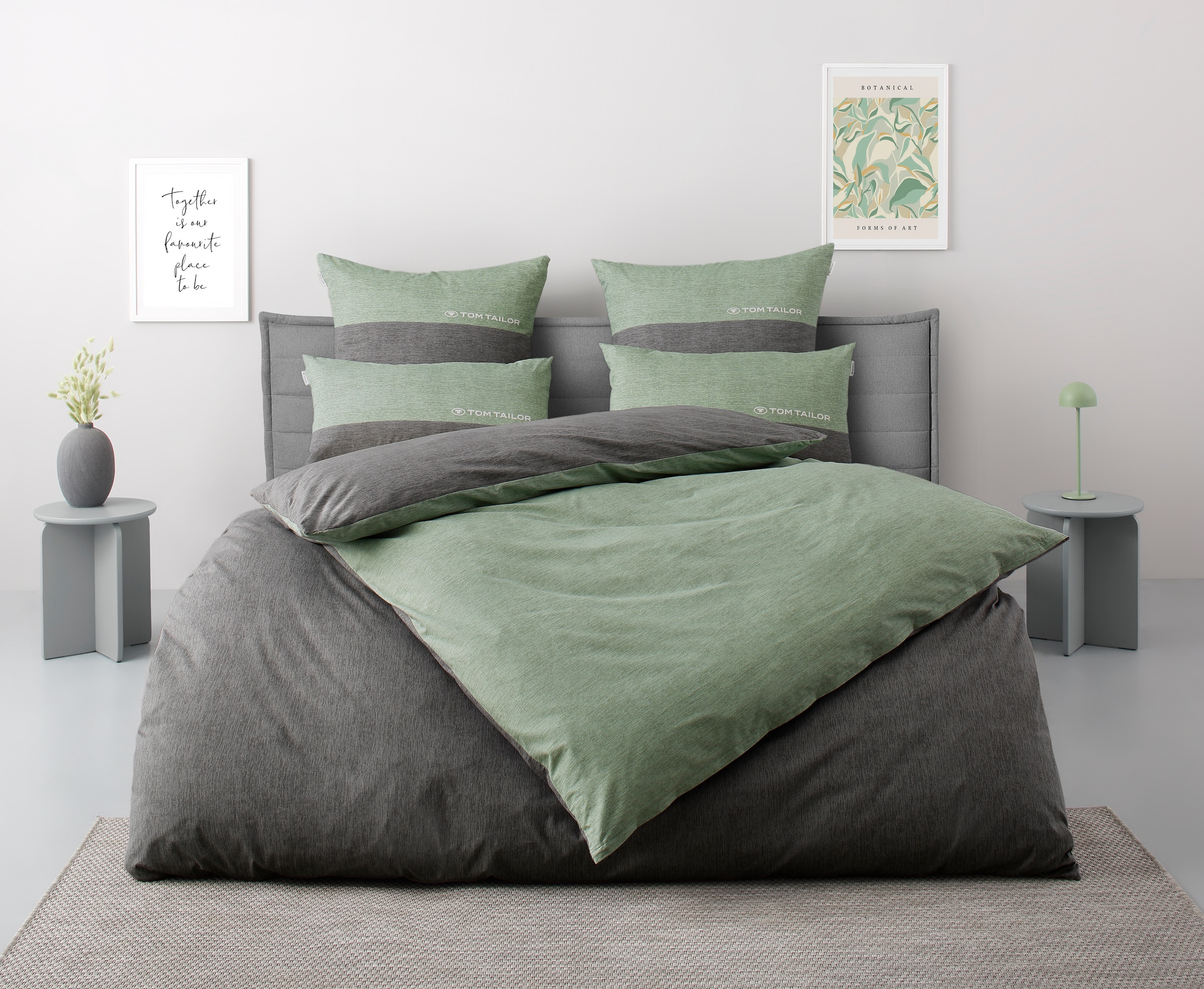 TOM TAILOR HOME Bettwäsche "Henry" 3 Stk. Bettwäsche aus Baumwolle, mit GRA günstig online kaufen