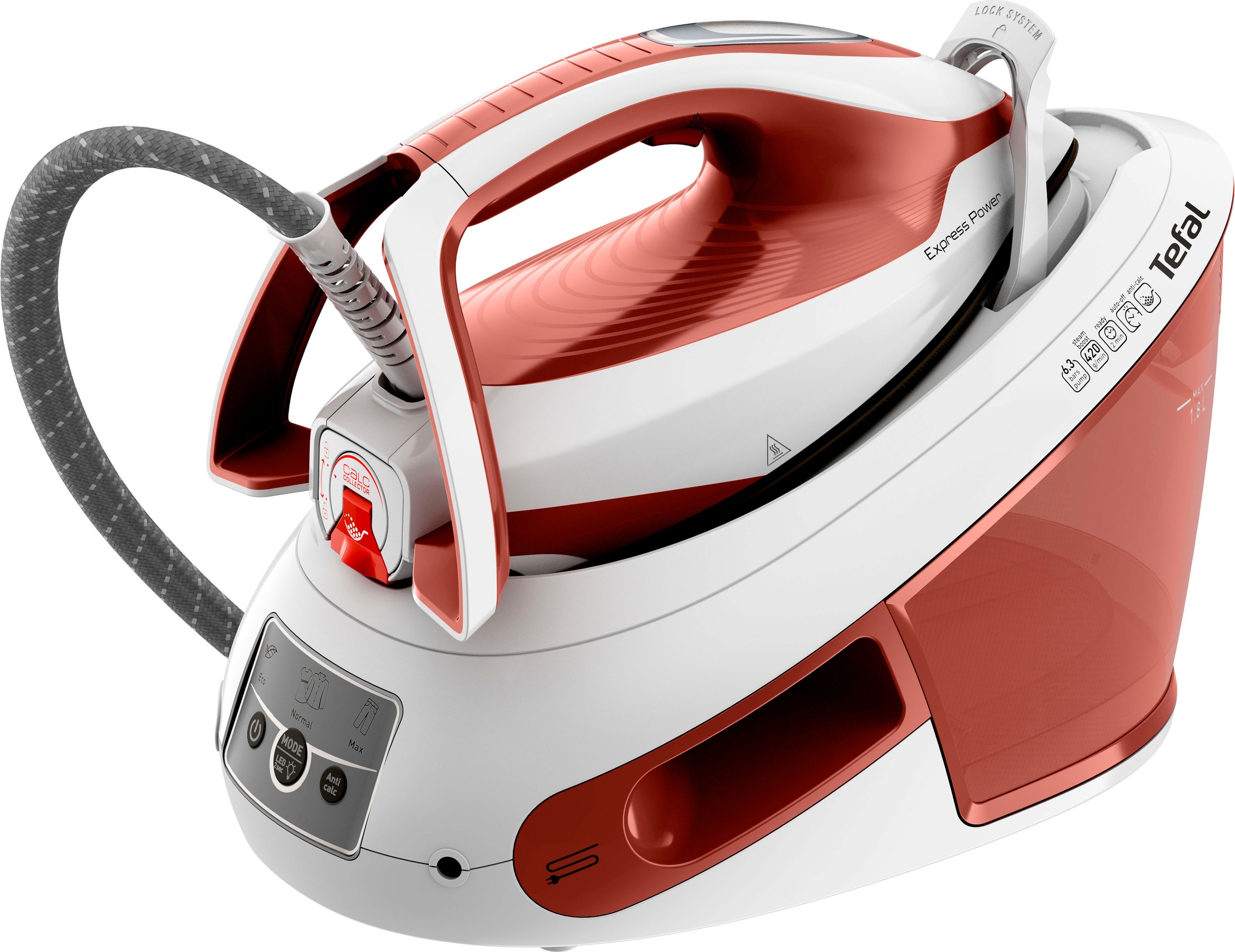 Tefal Dampfbügelstation "Express Power, 6,3 Bar Druck, 1,8 L Wassertank, Ka günstig online kaufen