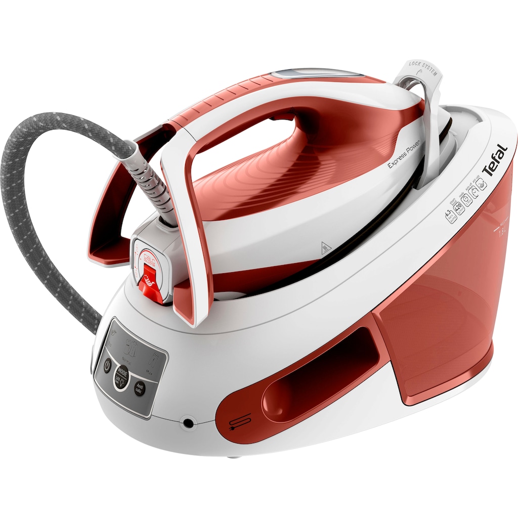 Tefal Dampfbügelstation »SV8110 Express Power, 6,3 bar, XL Wassertank,«, 420 g/Min. extra Dampfstoß, ideal für alle Textilien, Kalk-Kollektor