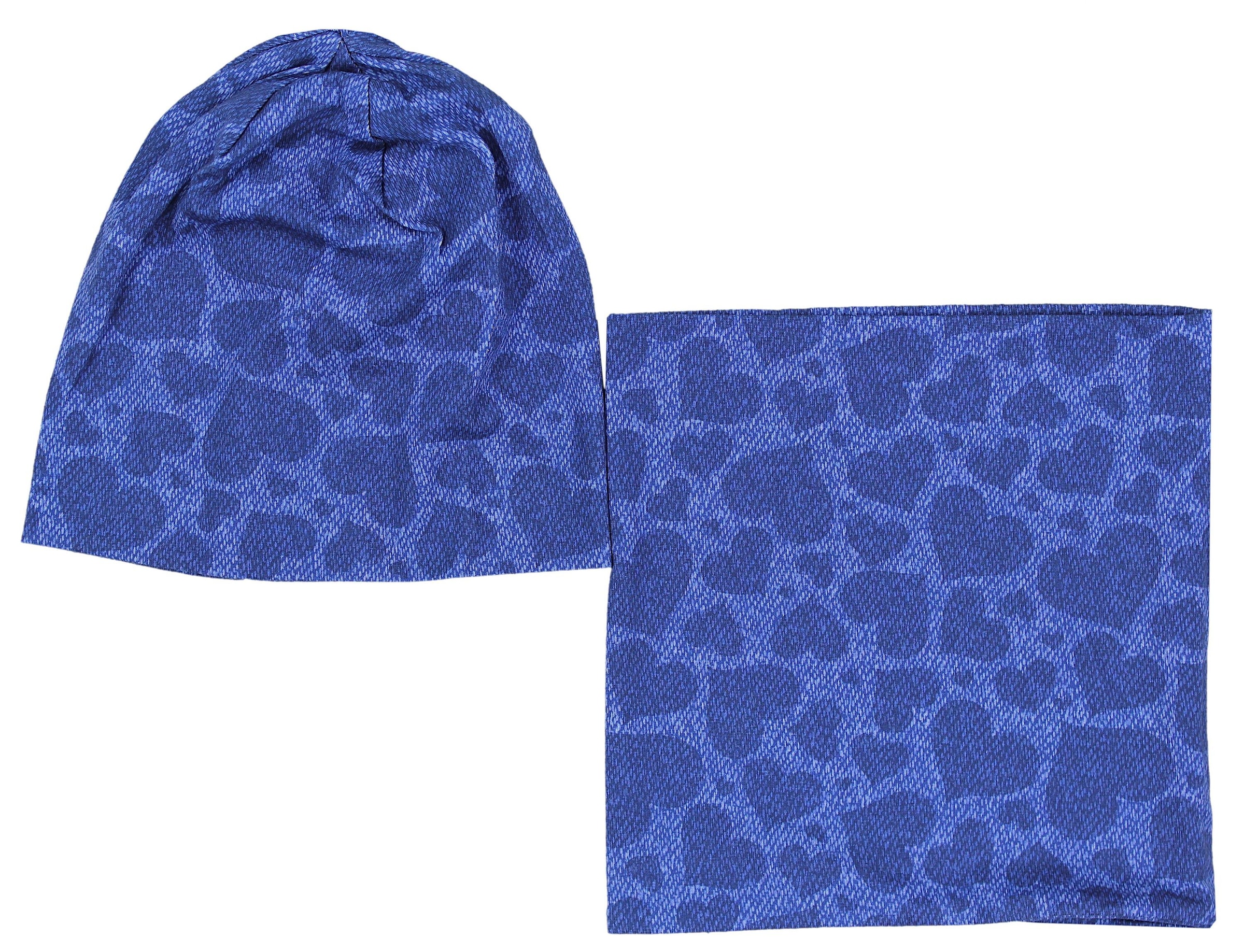 TupTam Beanie »Mütze Unisex Kinder Beanie Mütze Schlauchschal Set«