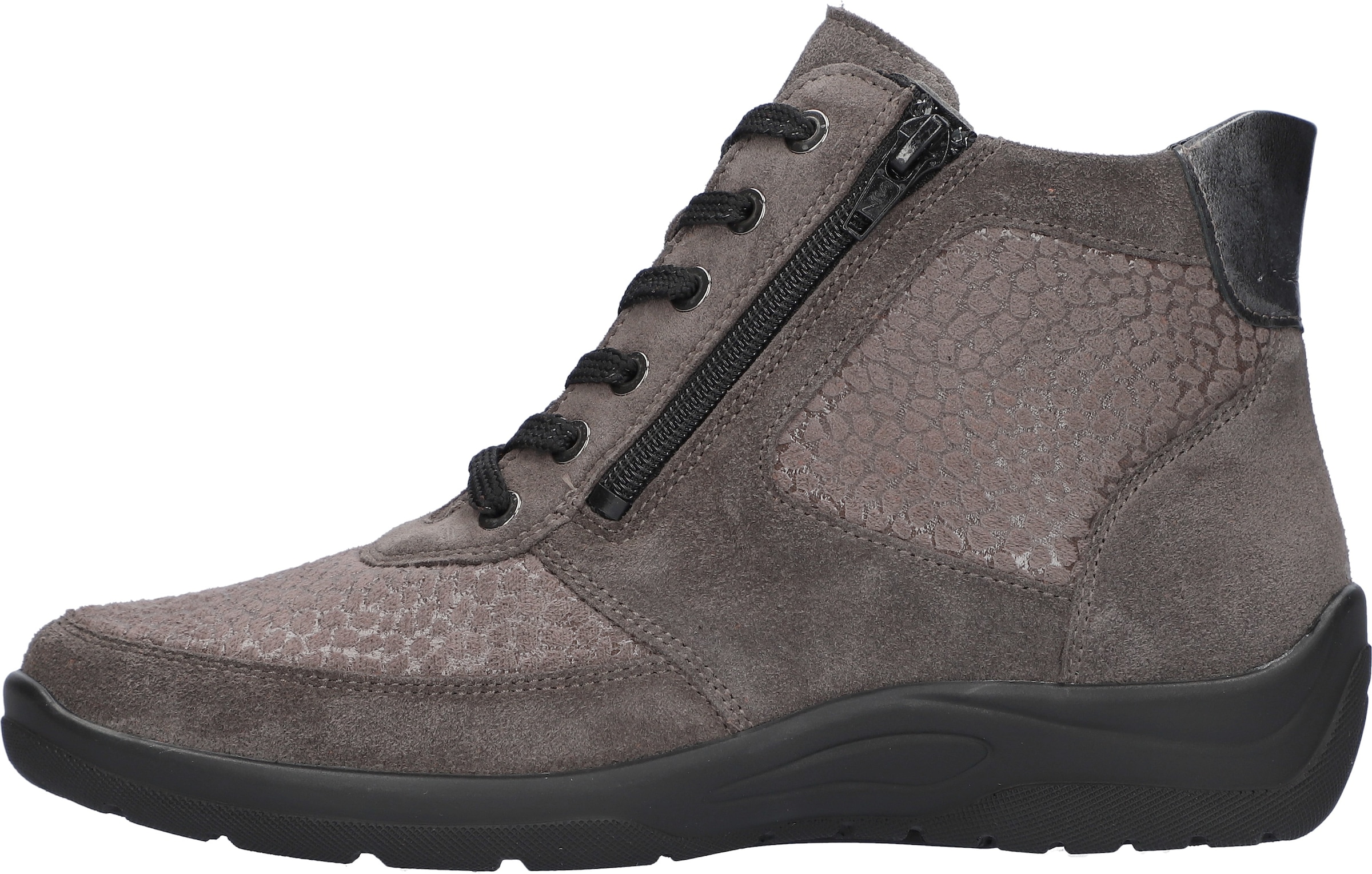 Waldläufer Schnürboots »HESNA«, Komfortschuh, Bequemschuh, Stiefelette mit Reißverschlüsse, H-Weite