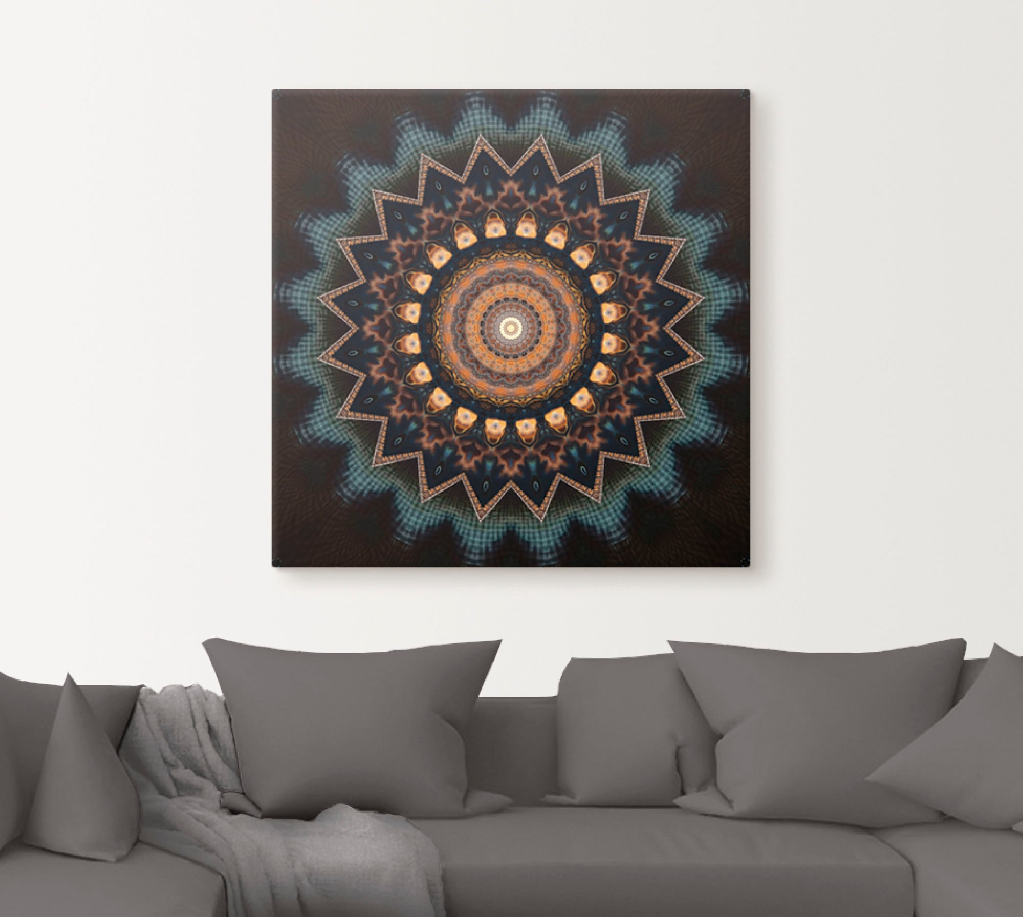 Artland Wandbild »Mandala kosmisches Bewusstsein«, Muster, (1 St.), als Alubild, Outdoorbild, Leinwandbild, Poster, Wandaufkleber