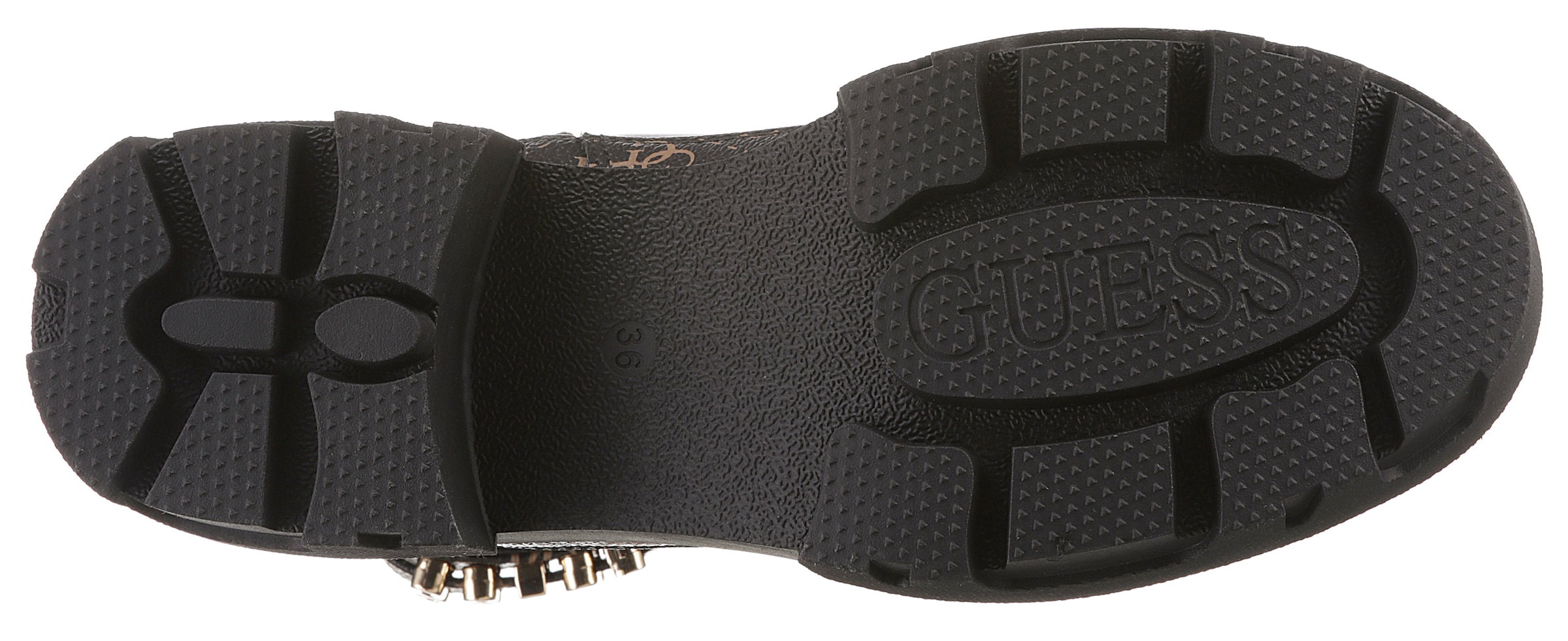 Guess Chelseaboots »YELMA«, mit GUESS-Metall-LOGO