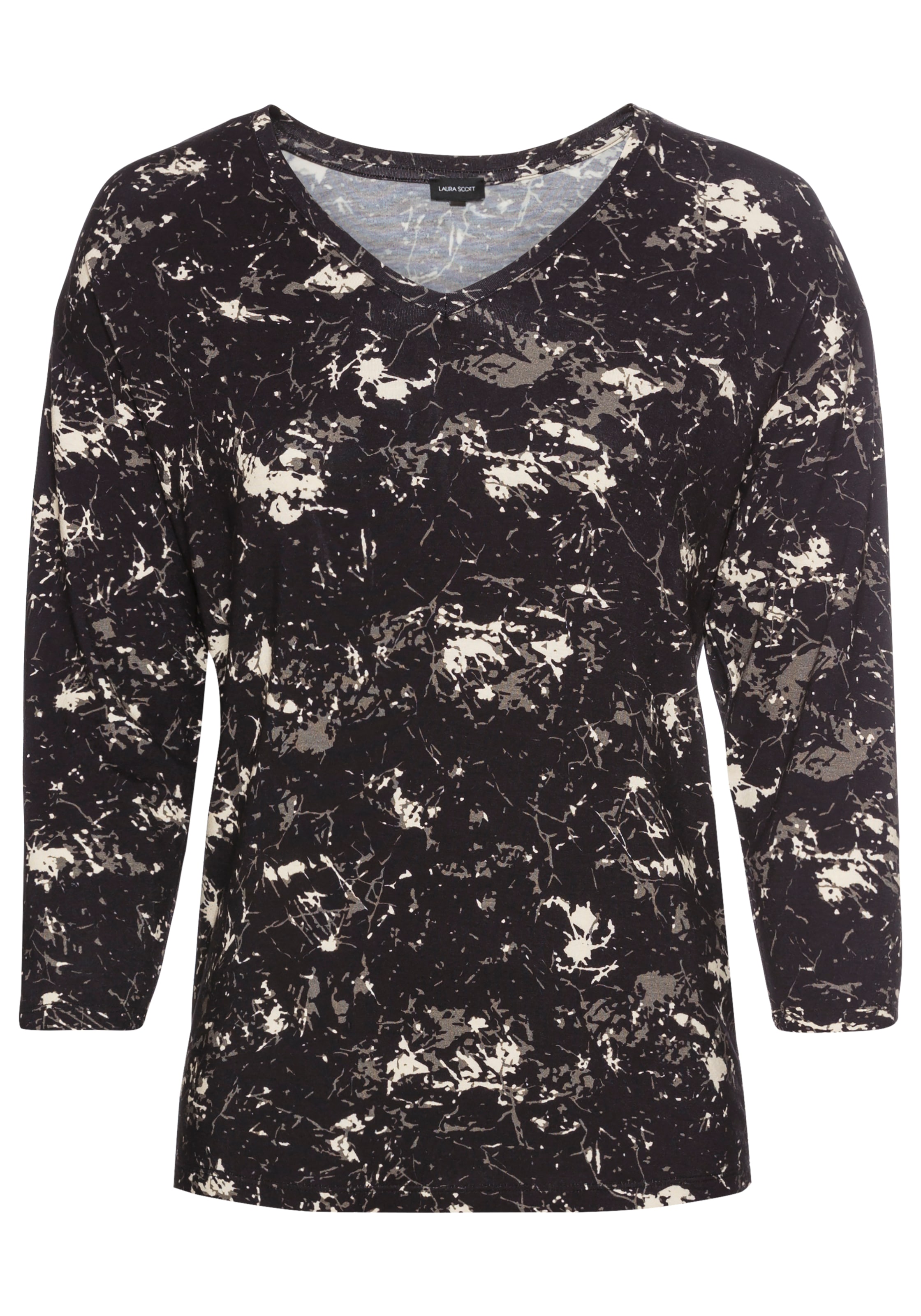 Laura Scott 3/4-Arm-Shirt, mit Allover-Print