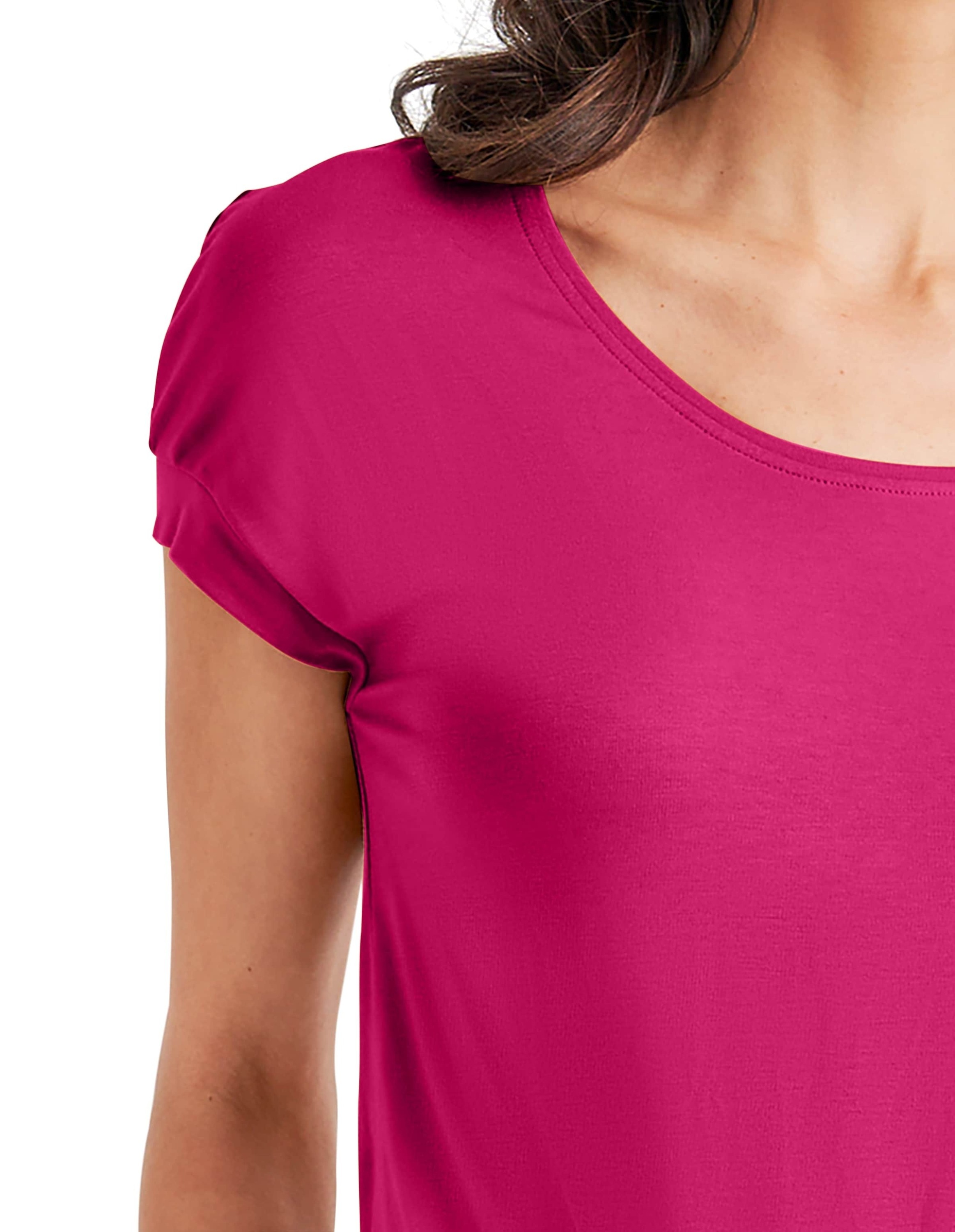 MADELEINE Kurzarmshirt »Shirt Shirt mit Rundhals-Ausschnitt«