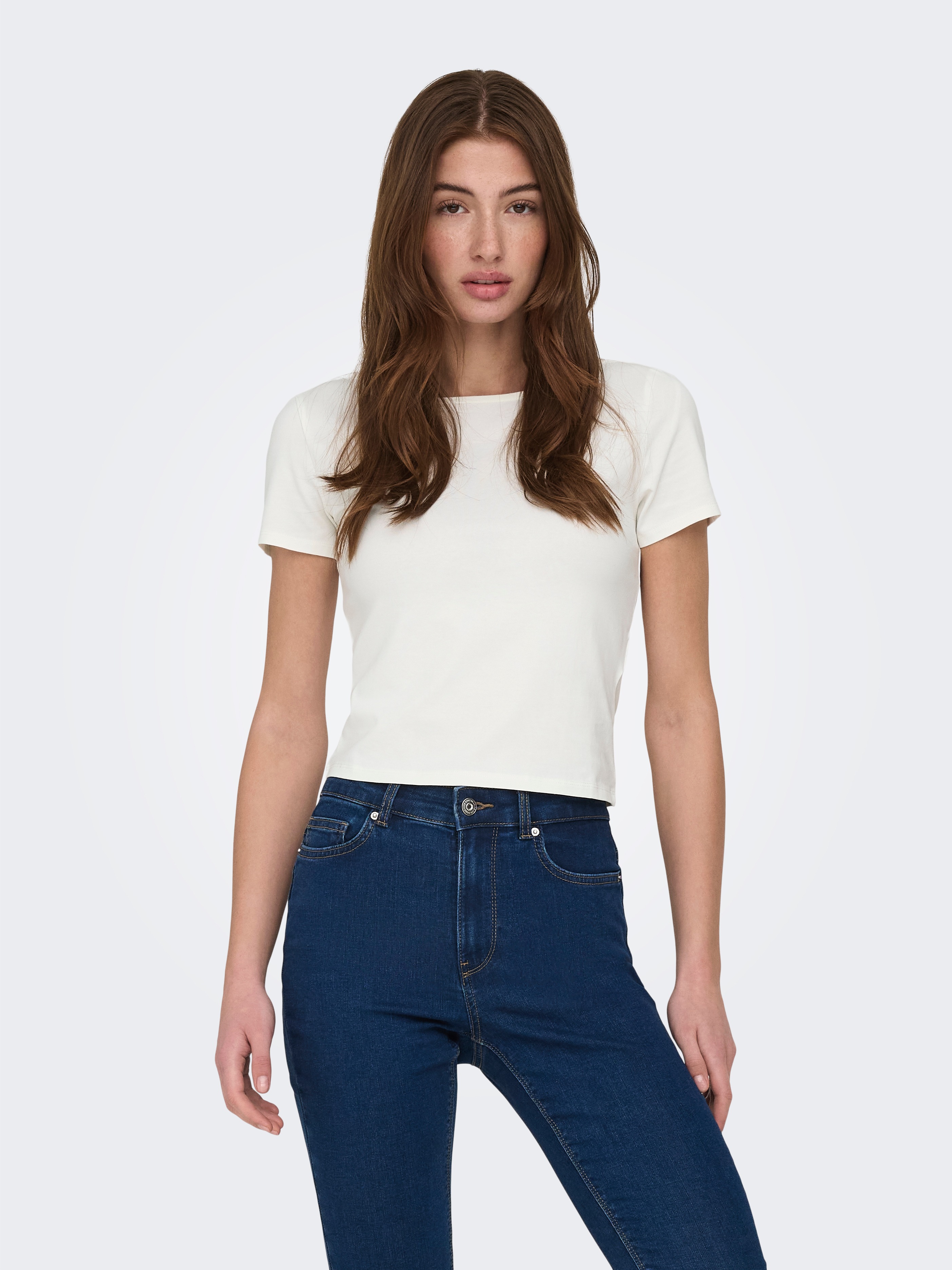 Thumbnail - ONLY Kurzarmshirt "ONLSUSAN SHORT S/S 2 PACK TOP CS JRS" Packung, 2er-Pack, 2