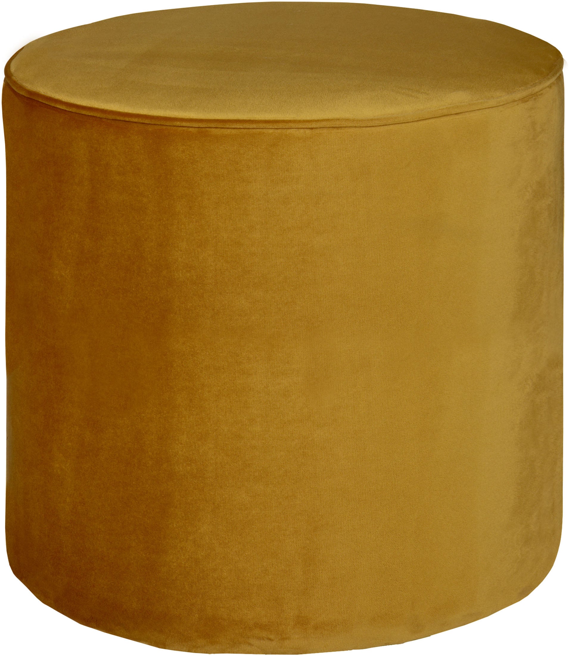 WOOOD Hocker "Sara", weich gepolstert, runde Form, H 46 cm x Ø 46 cm günstig online kaufen