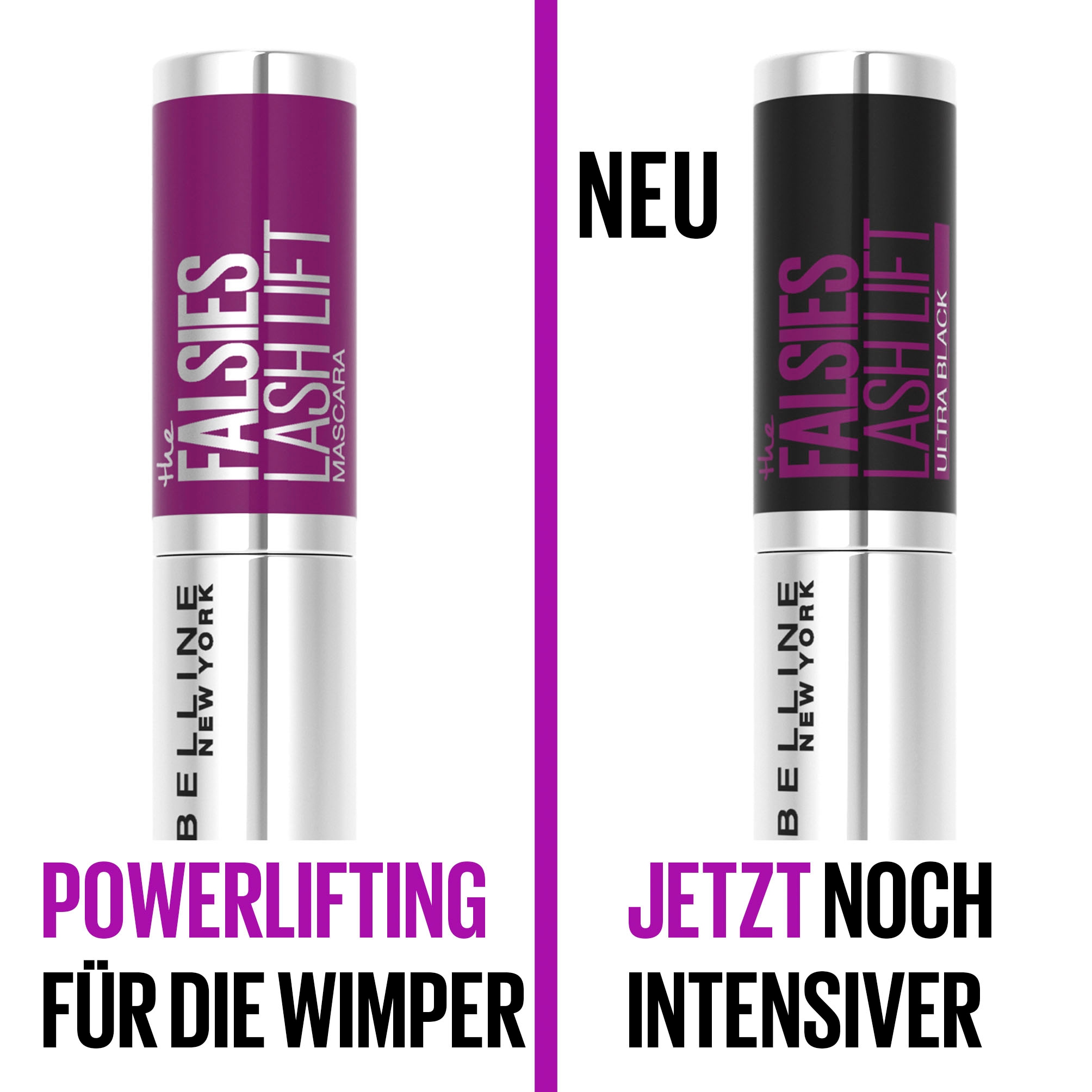 MAYBELLINE NEW YORK Mascara »Falsies Lash Lift«, mit wimpernverlängernden Fasern