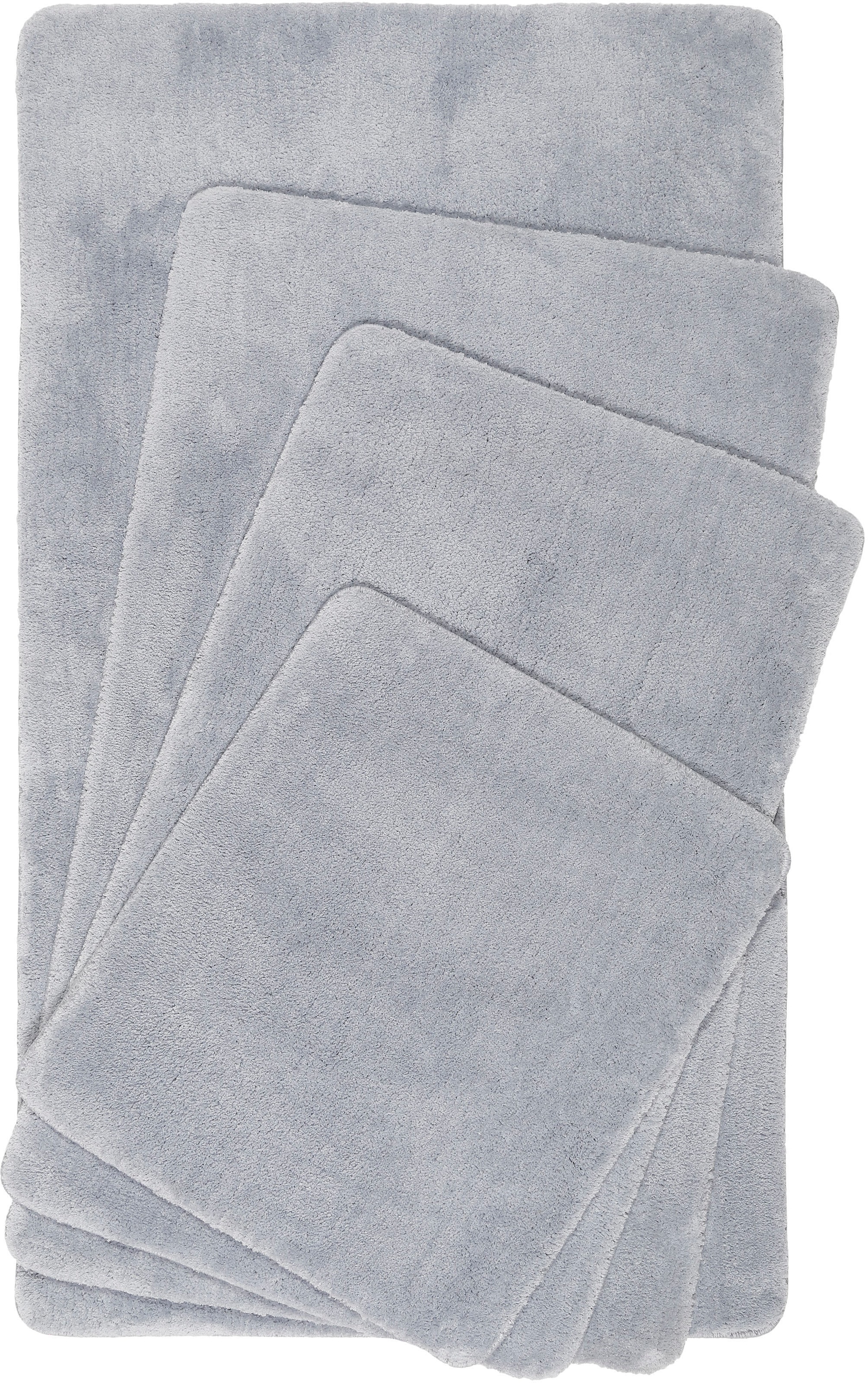 Wecon home Basics Badematte »Joris«, rutschhemmend beschichtet, strapazierfähig, waschbar, viele Größen, Badezimmerteppich, uni