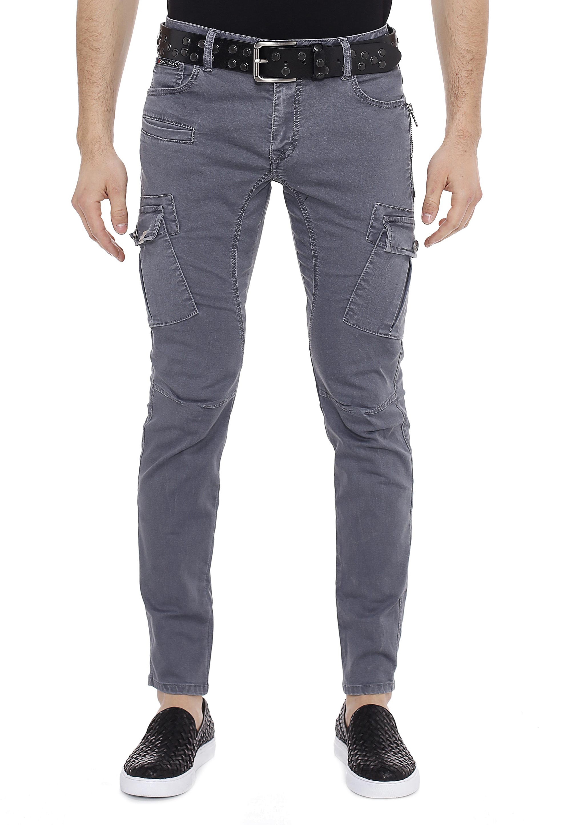 Cipo & Baxx Slim-fit-Jeans, mit Seitentaschen