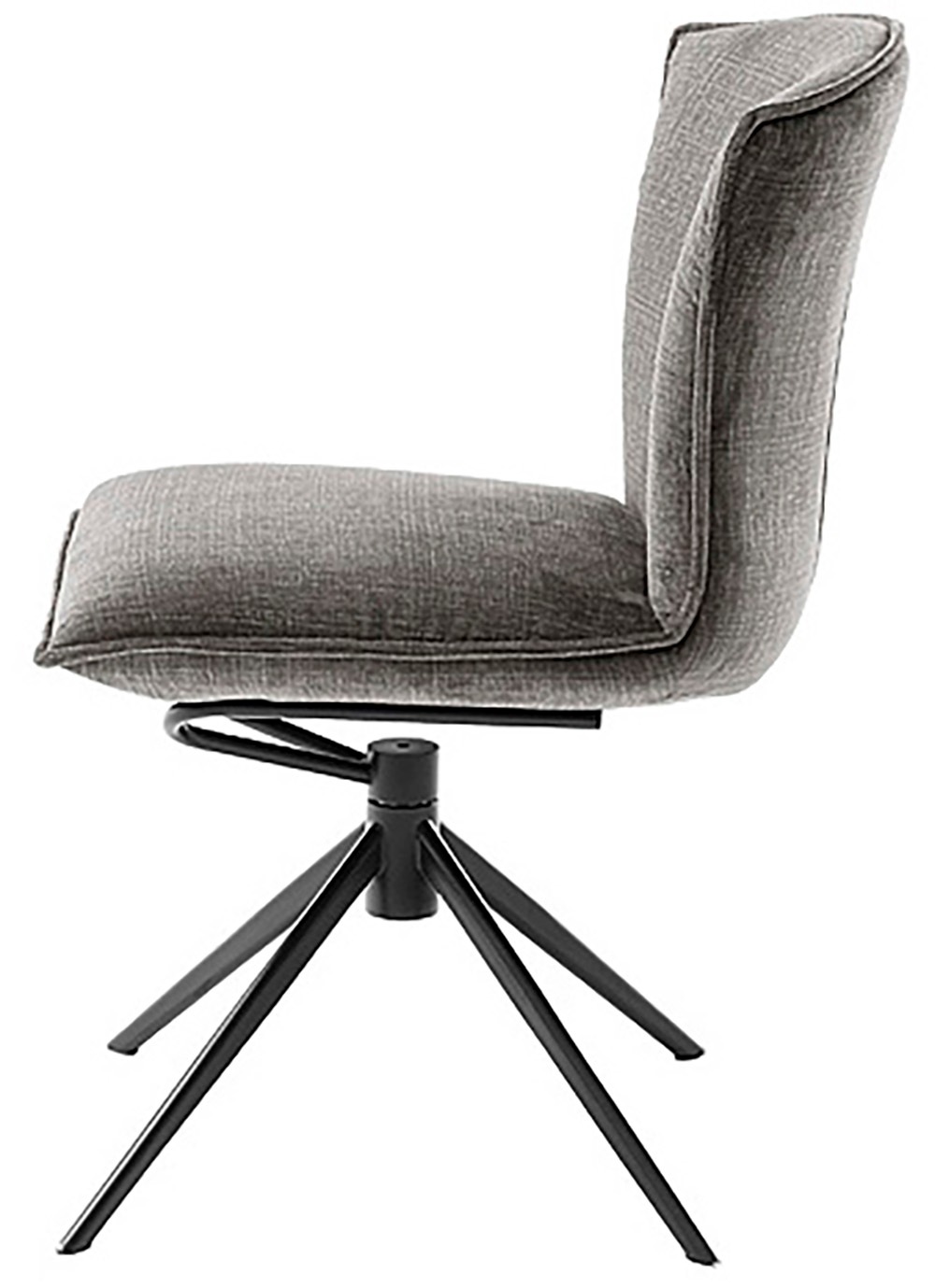 MCA furniture 4-Fußstuhl »NALON Esszimmerstuhl (2er Set) - Stuhl«, (Set), 2 St., Veloursstoff, 360° drehbar, Schwingfunktion, Metall, Veloursoptik, belastbar 120 kg