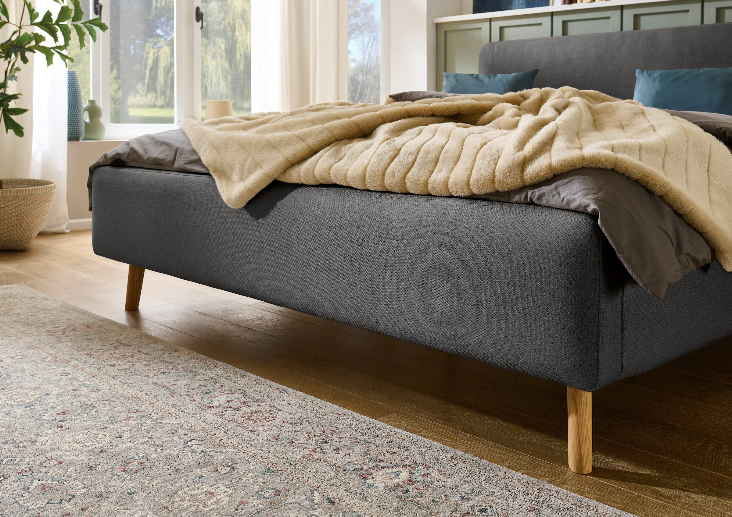 meise.möbel Polsterbett »Mattis« Topseller, wahlweise mit Bettkasten