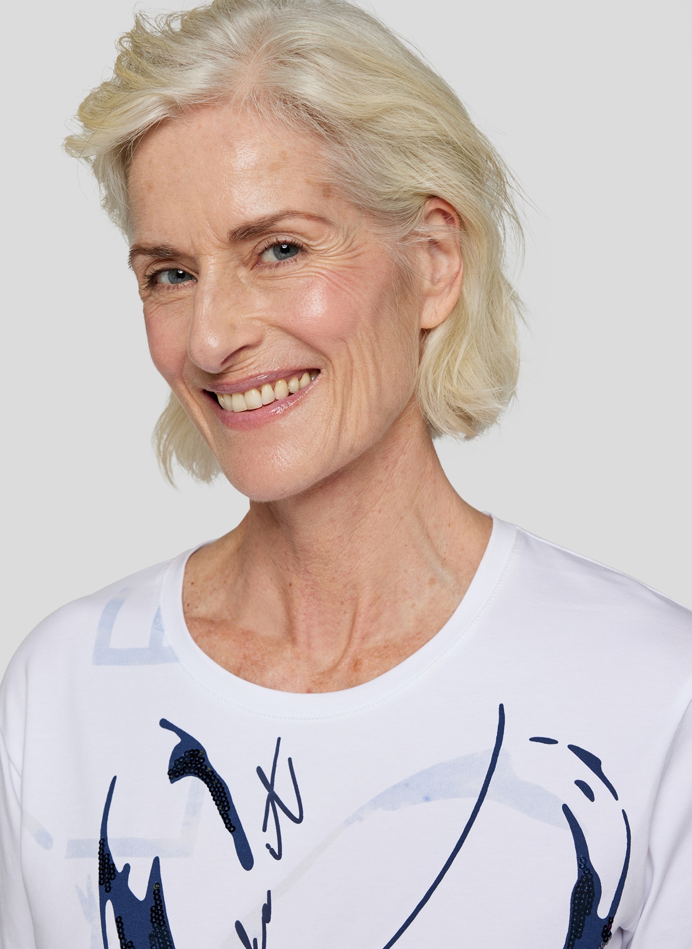 Thumbnail - Rabe Print-Shirt mit Pailletten