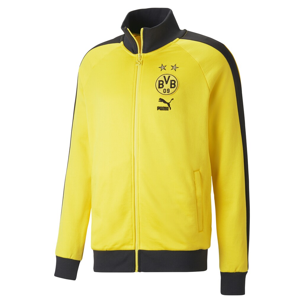 PUMA Sweatjacke »Borussia Dortmund ftblHeritage T7 Trainingsjacke Herren«