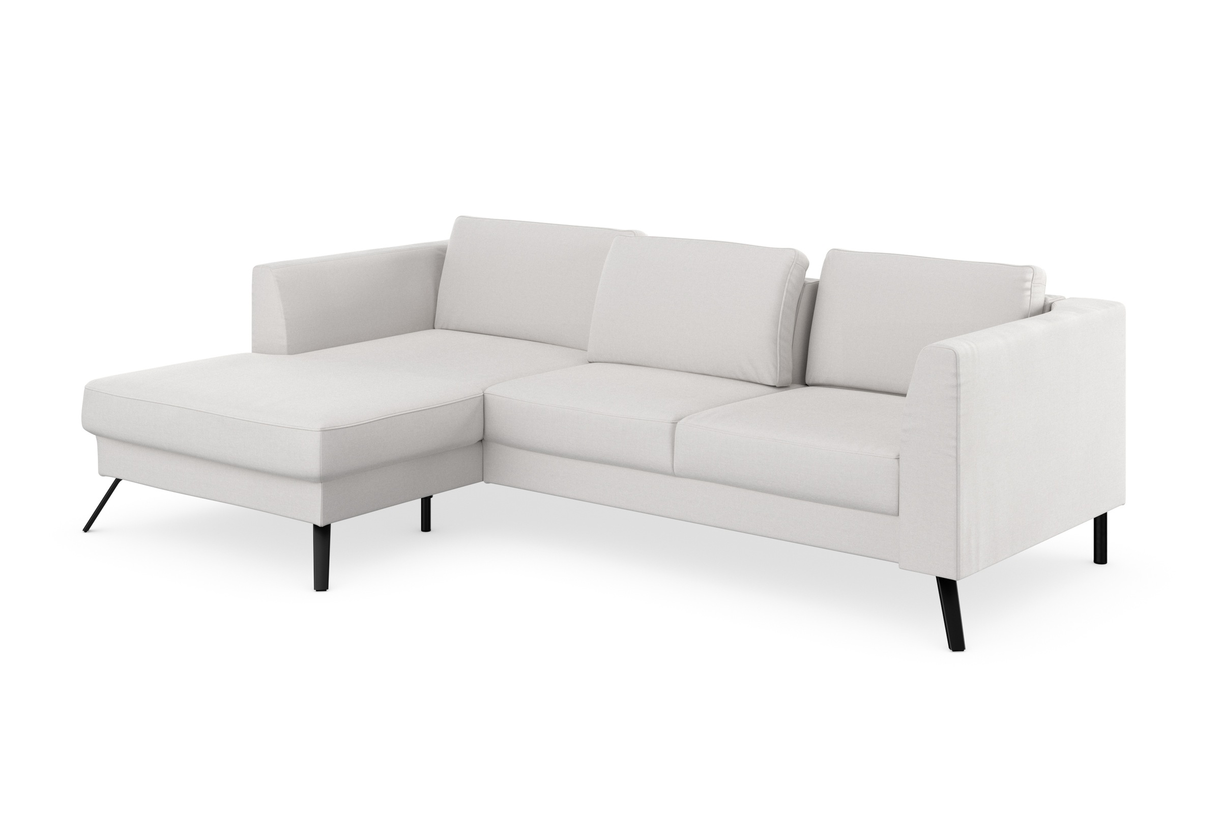 sit&more Ecksofa »Lindholm L-Form«, mit Sitztiefenverstellung und Federkern