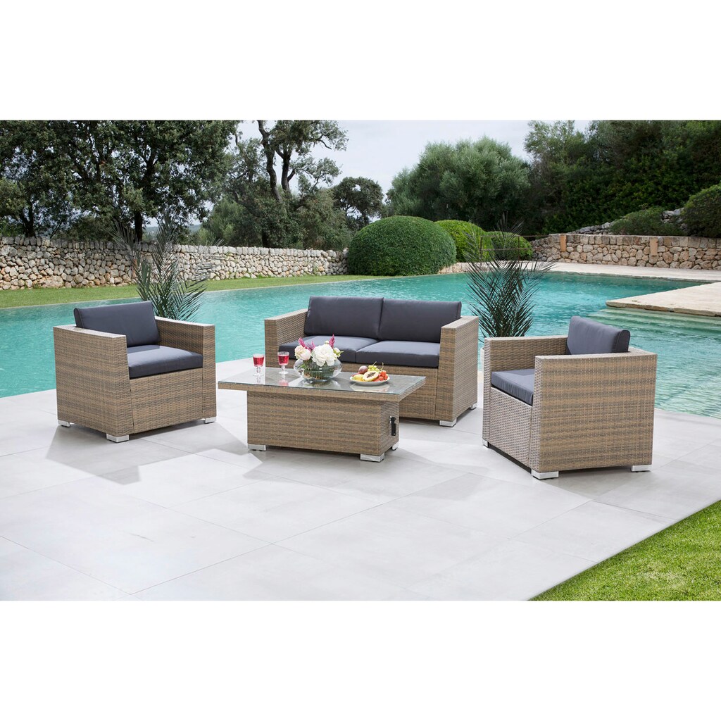 MERXX Gartenlounge-Set »Bellante«, (4 tlg.)