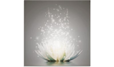 Artland Glasbild »Magie der Lotus-Blume«, Blumen, (1 St.) kaufen