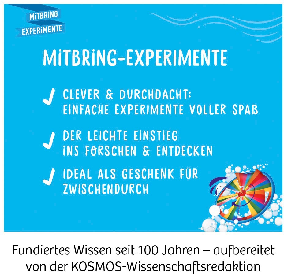 Kosmos Experimentierkasten »Experimente für die Badewanne«, Made in Germany