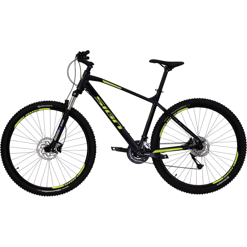 SIGN Mountainbike, 27 Gang, Shimano, ACERA RD-T3000 Schaltwerk