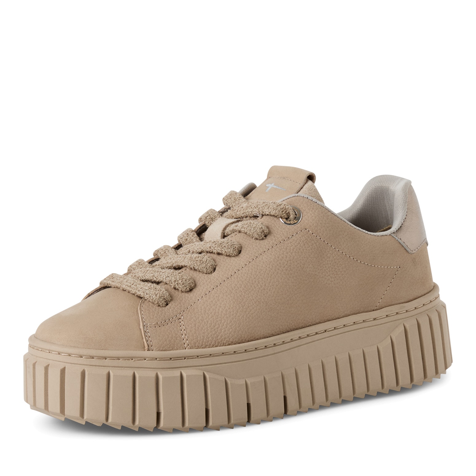 Tamaris Plateausneaker, Freizeitschuh, Halbschuh, Schnürschuh mit Kontrastb günstig online kaufen