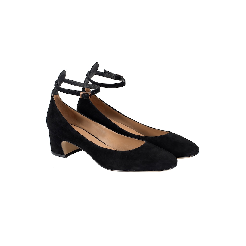 ekonika Pumps, aus samtigem Veloursleder