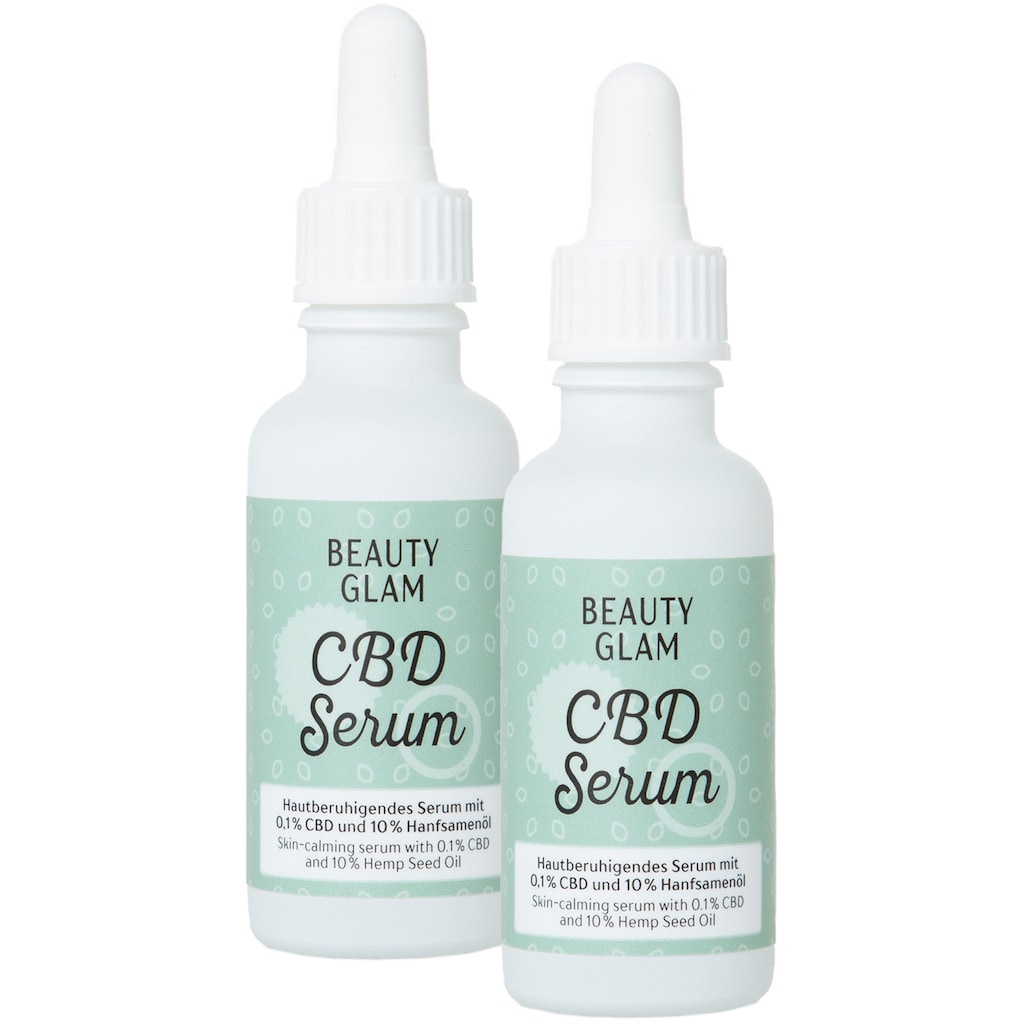 BEAUTY GLAM Gesichtsserum »CBD Serum«, (Set, 2 tlg.)