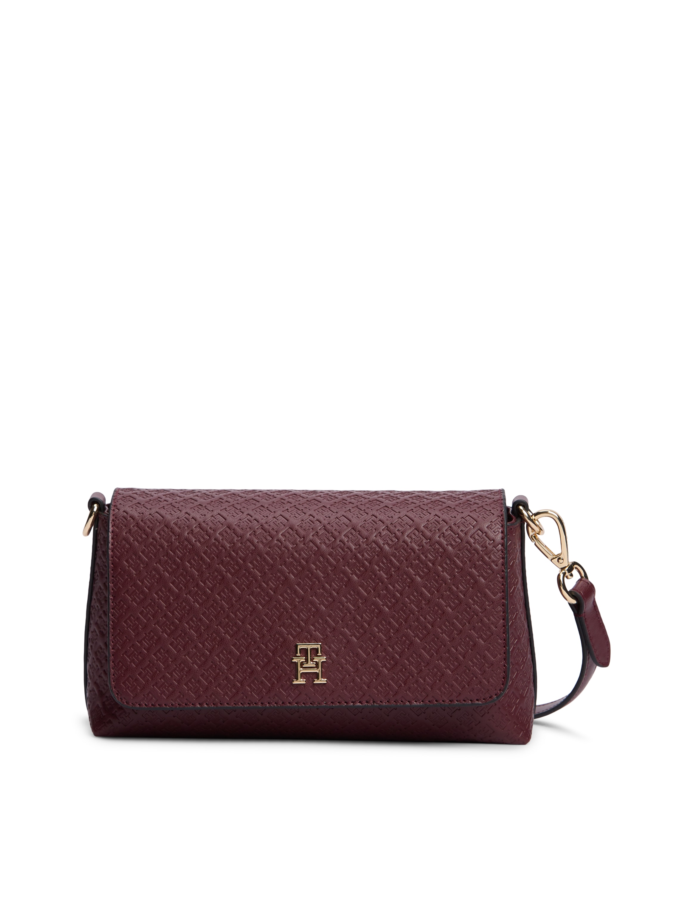 Tommy Hilfiger Umhängetasche "TH ICON CONV CROSSOVER MONO" Damen Schultertasche, Handtasche, Clutch mit TH-Logoprägung