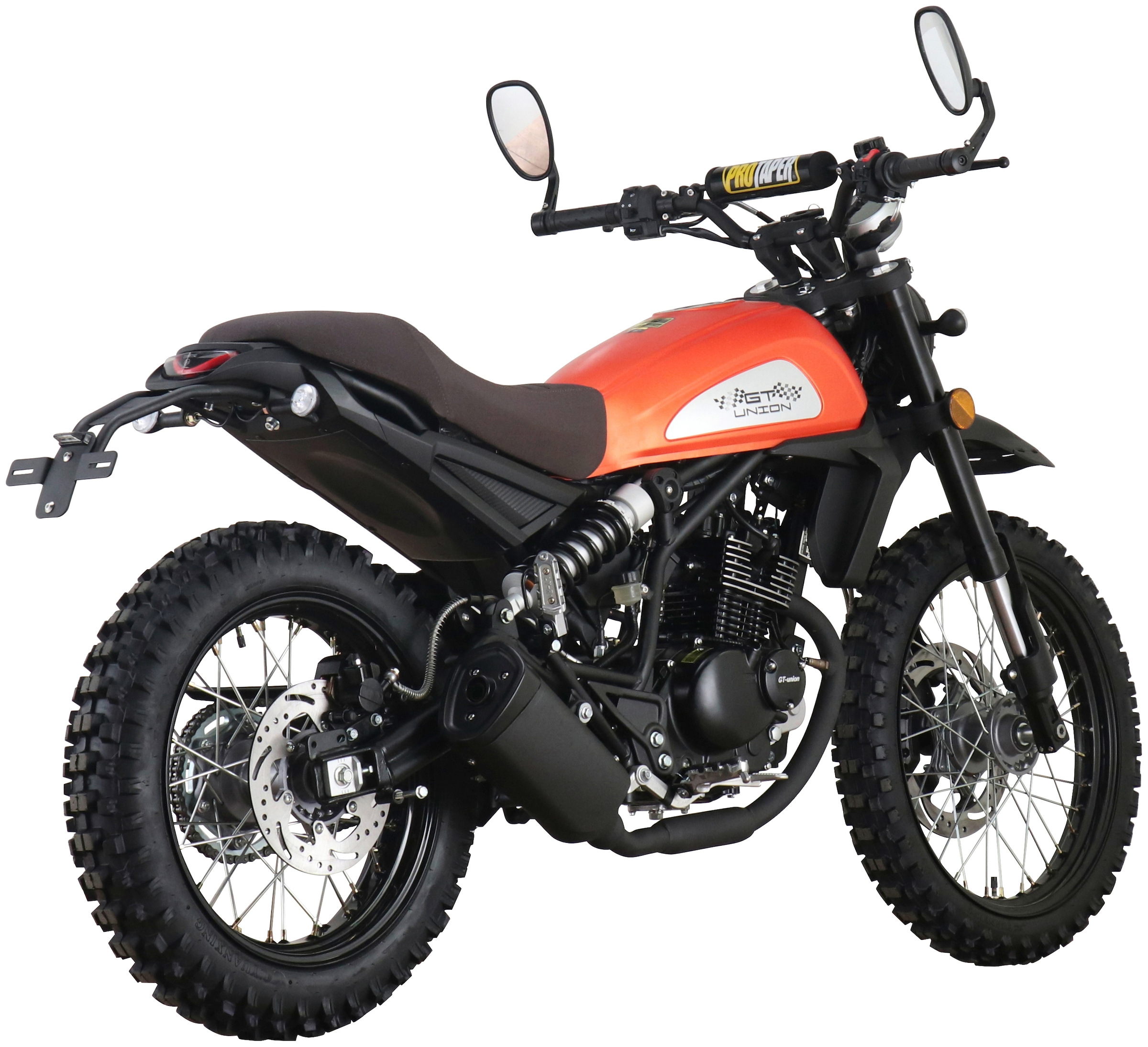 GT UNION Motorrad »Dakar 125«, Raten 95 BAUR Euro auf PS, 11 cm³, km/h, 5, 125 | orange