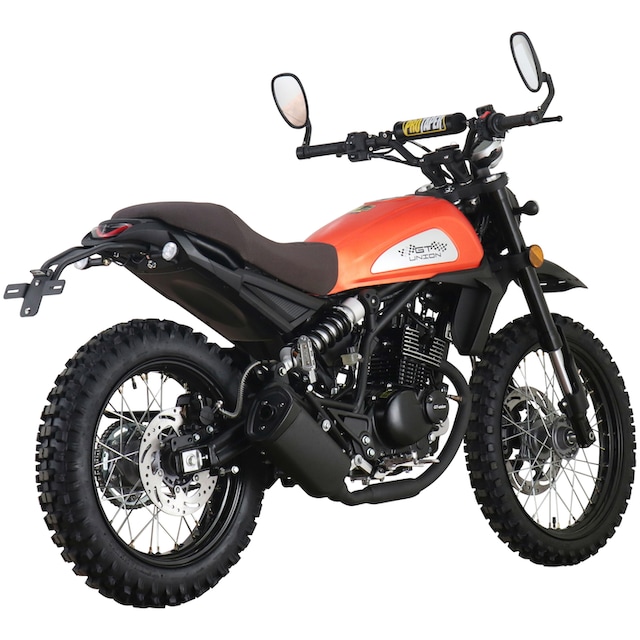 95 PS, | orange Motorrad 5, UNION Raten cm³, 125 125«, 11 »Dakar GT km/h, Euro BAUR auf