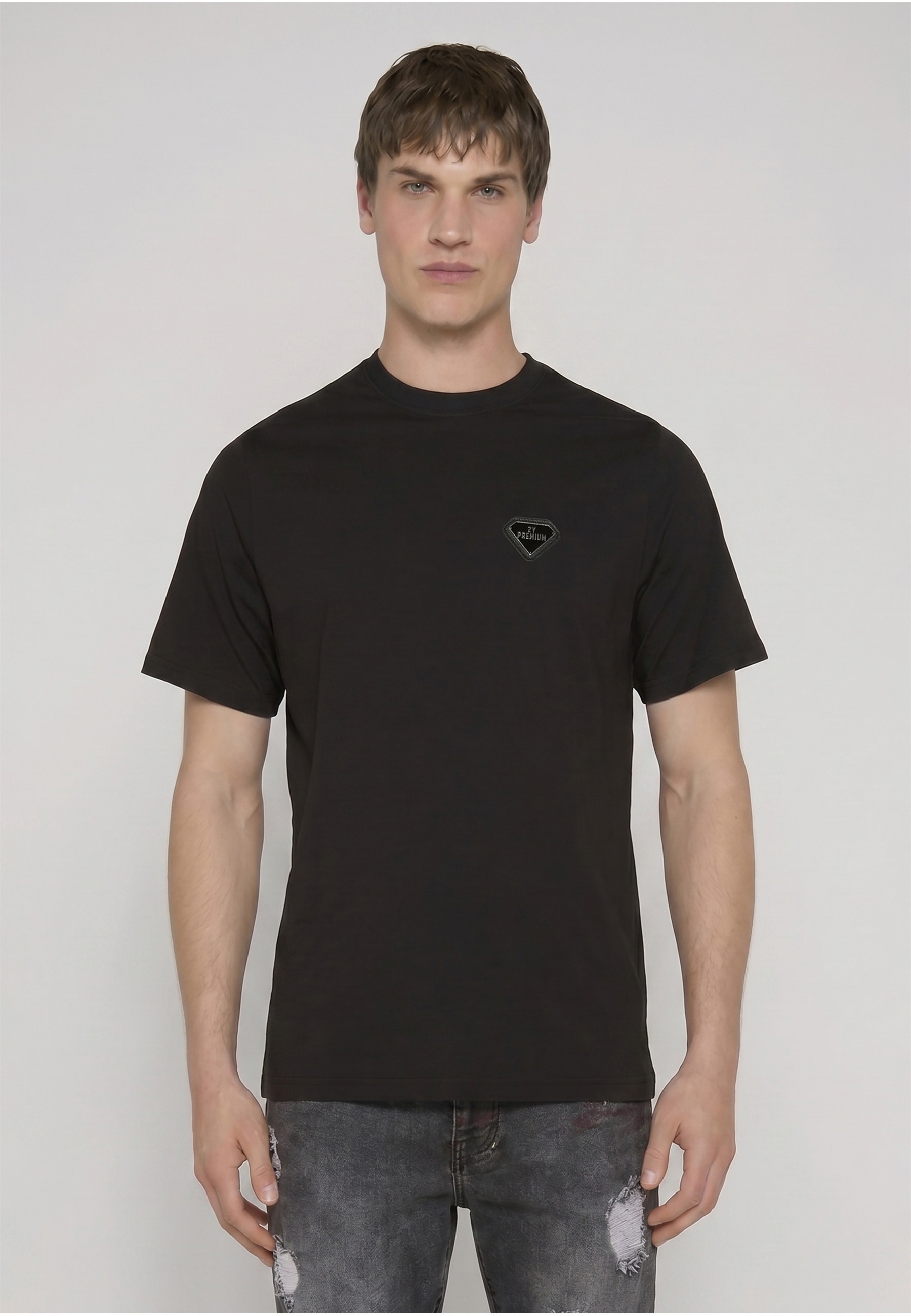 2Y Premium T-Shirt »2Y Premium Krax Basic Slim Fit Tee« 1