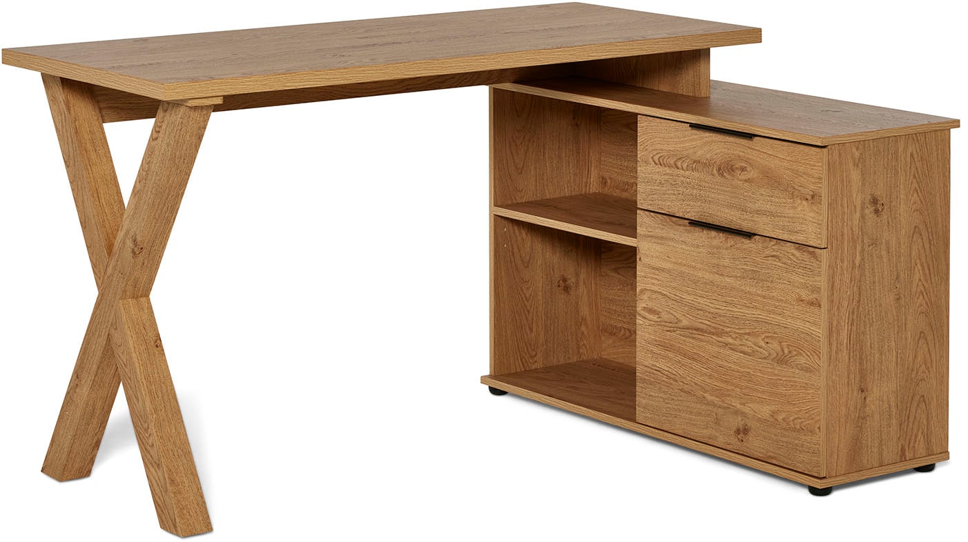 Jahnke Eckschreibtisch »X-CLUB C 40 E« 1 Stk. tlg. wechselseitig montierbar, X-Gestell