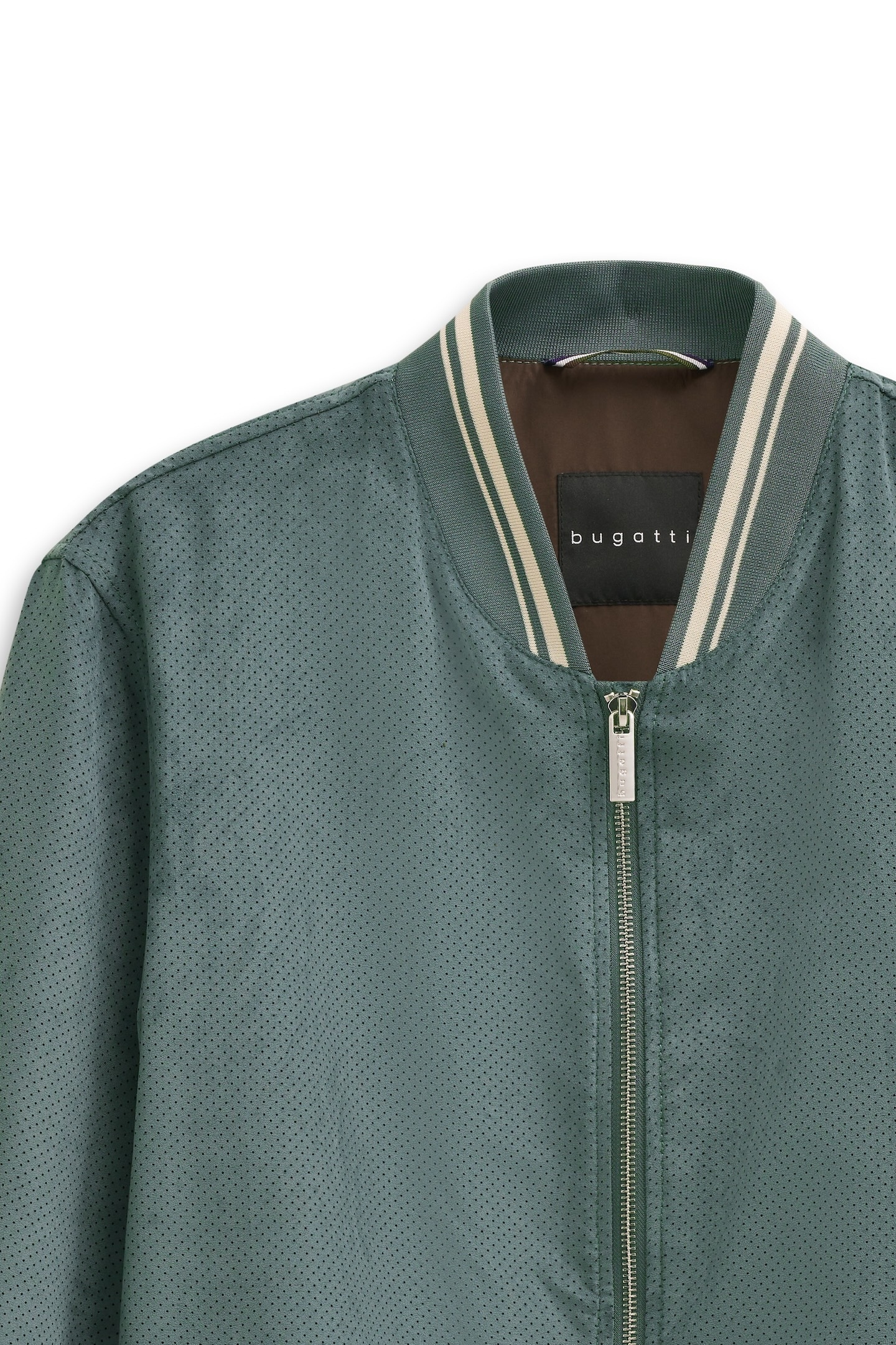 bugatti Collegejacke »Regular Fit«, wasserabweisend trotz leicht perforiertem Oberstoff