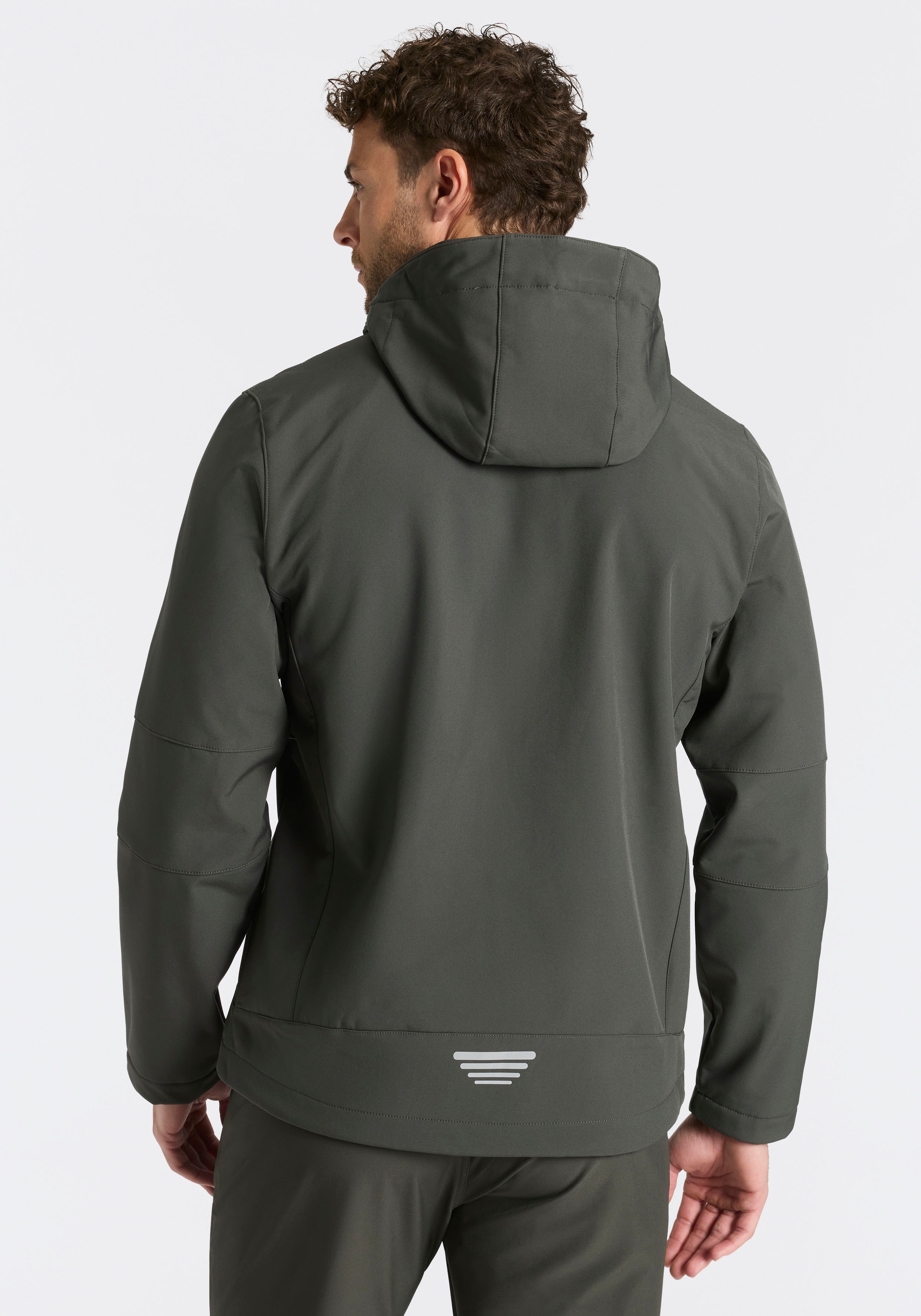 CMP Softshelljacke mit Kapuze Wasserabweisend & Winddicht & Atmungsaktiv, Ü günstig online kaufen