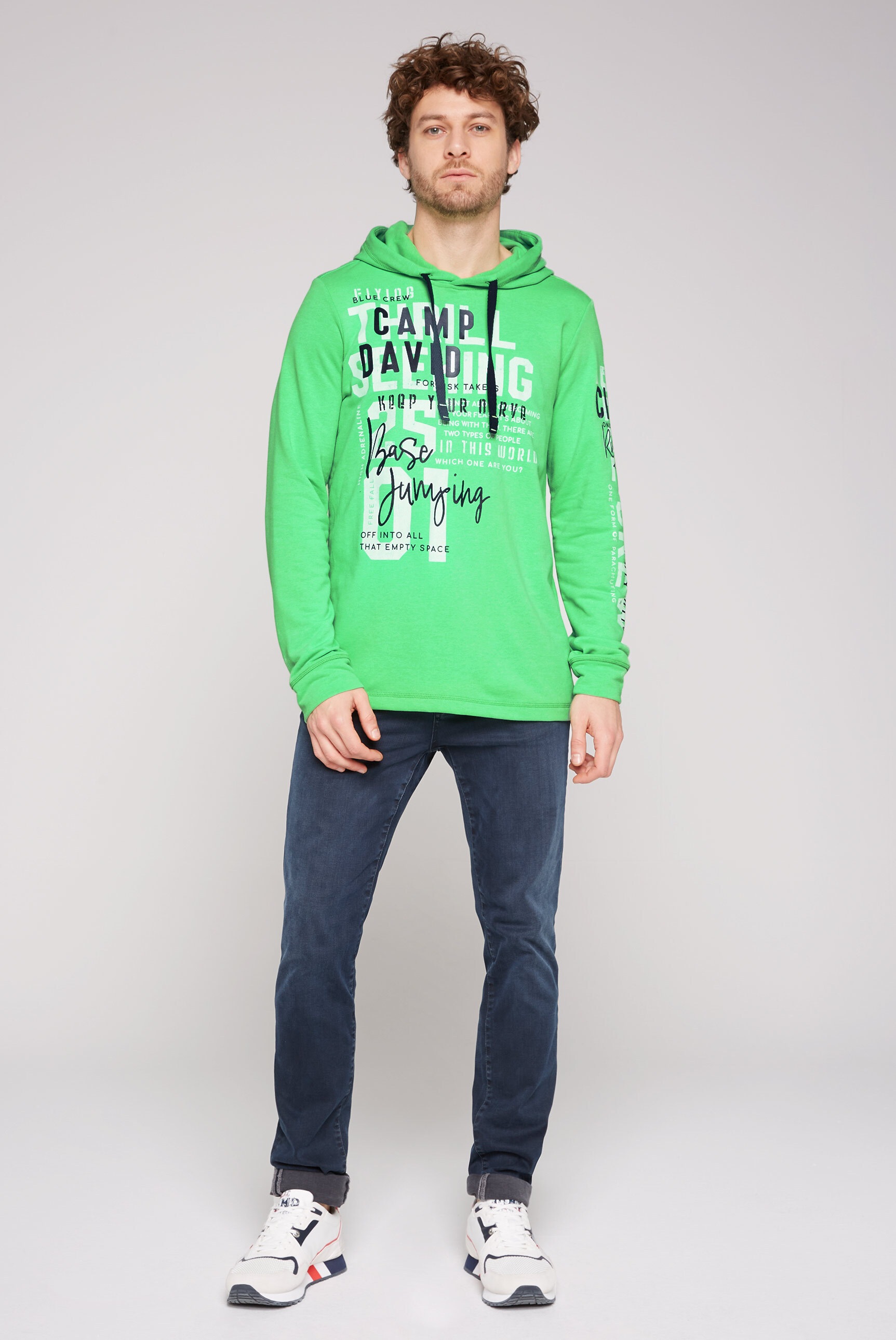 CAMP DAVID Kapuzensweatshirt, in softer Haptik