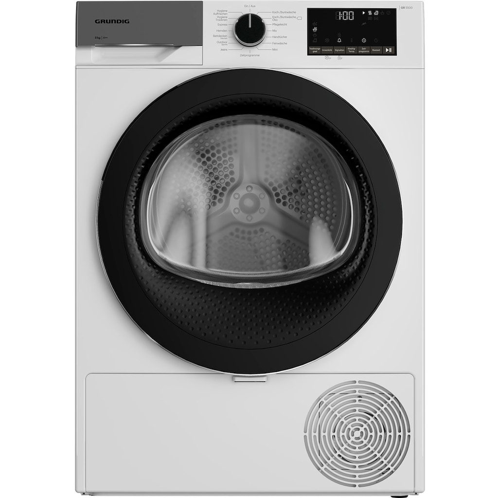 Grundig Wärmepumpentrockner »GT55823F6«, 8 kg