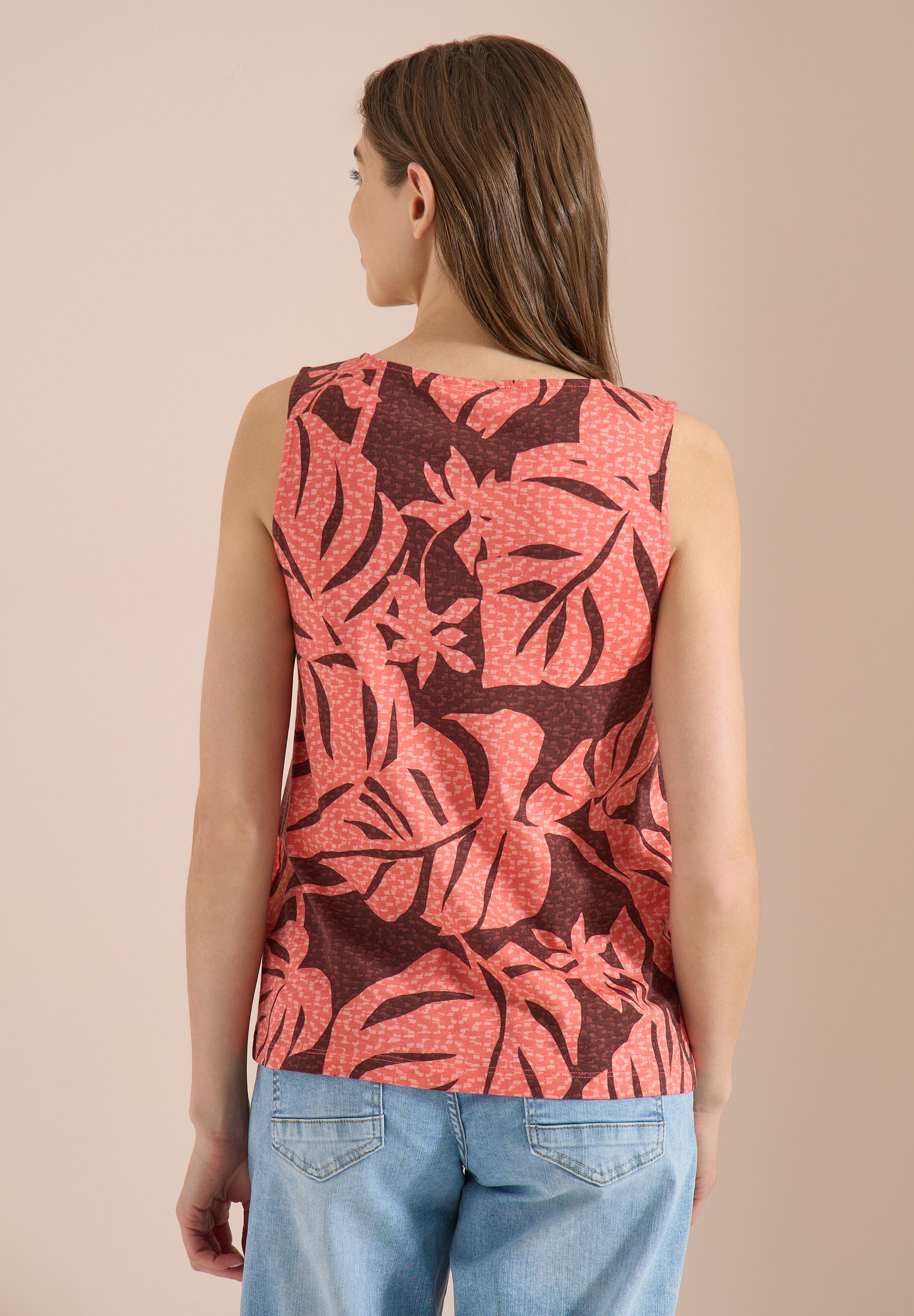 Cecil Tanktop mit Blätterprint