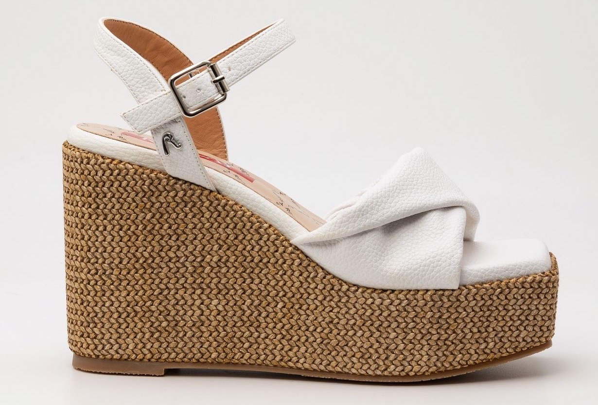 Replay Keilsandalette »WADE SANDAL«, Sommerschuh, Sandale, Keilabsatz, in modischer Karree-Form